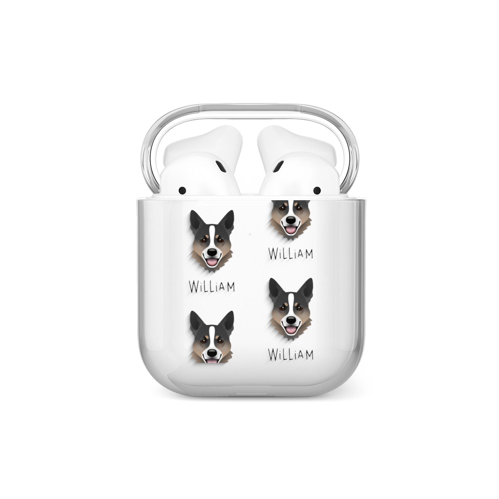 Horgi Icon with Name AirPods Case