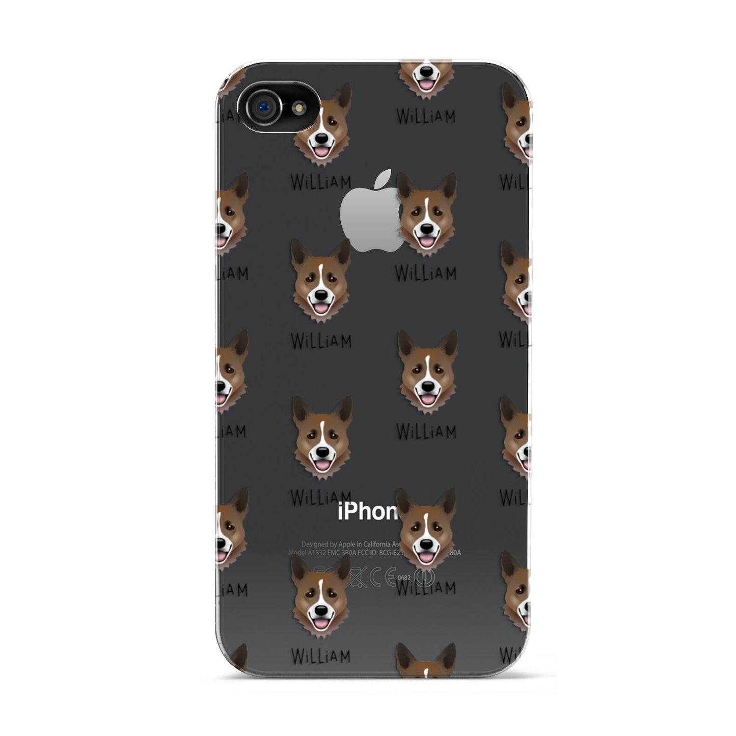 Horgi Icon with Name Apple iPhone 4s Case