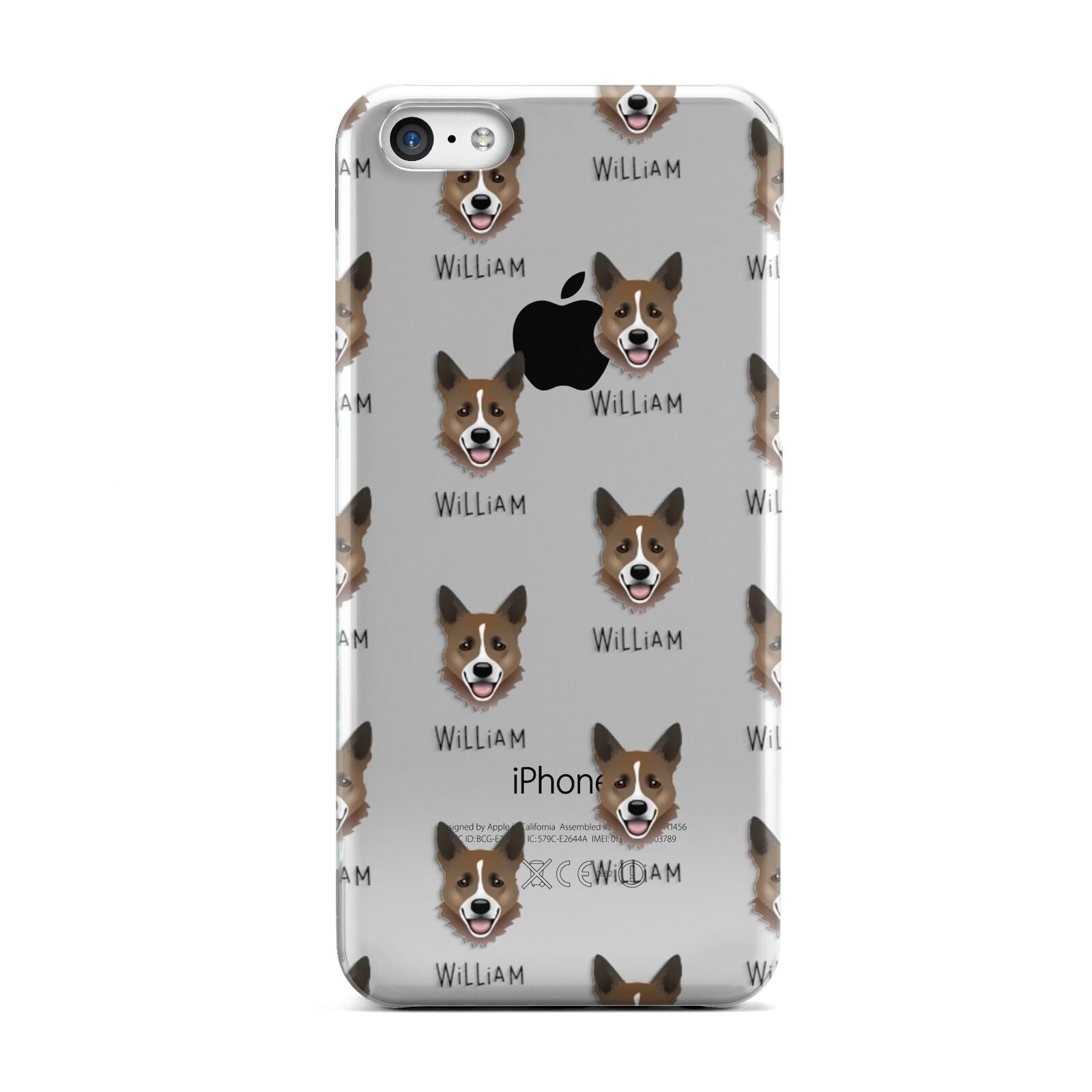 Horgi Icon with Name Apple iPhone 5c Case