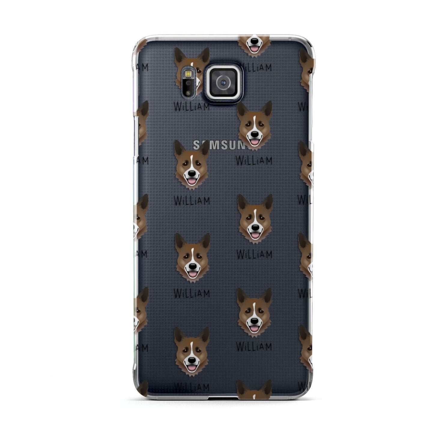 Horgi Icon with Name Samsung Galaxy Alpha Case