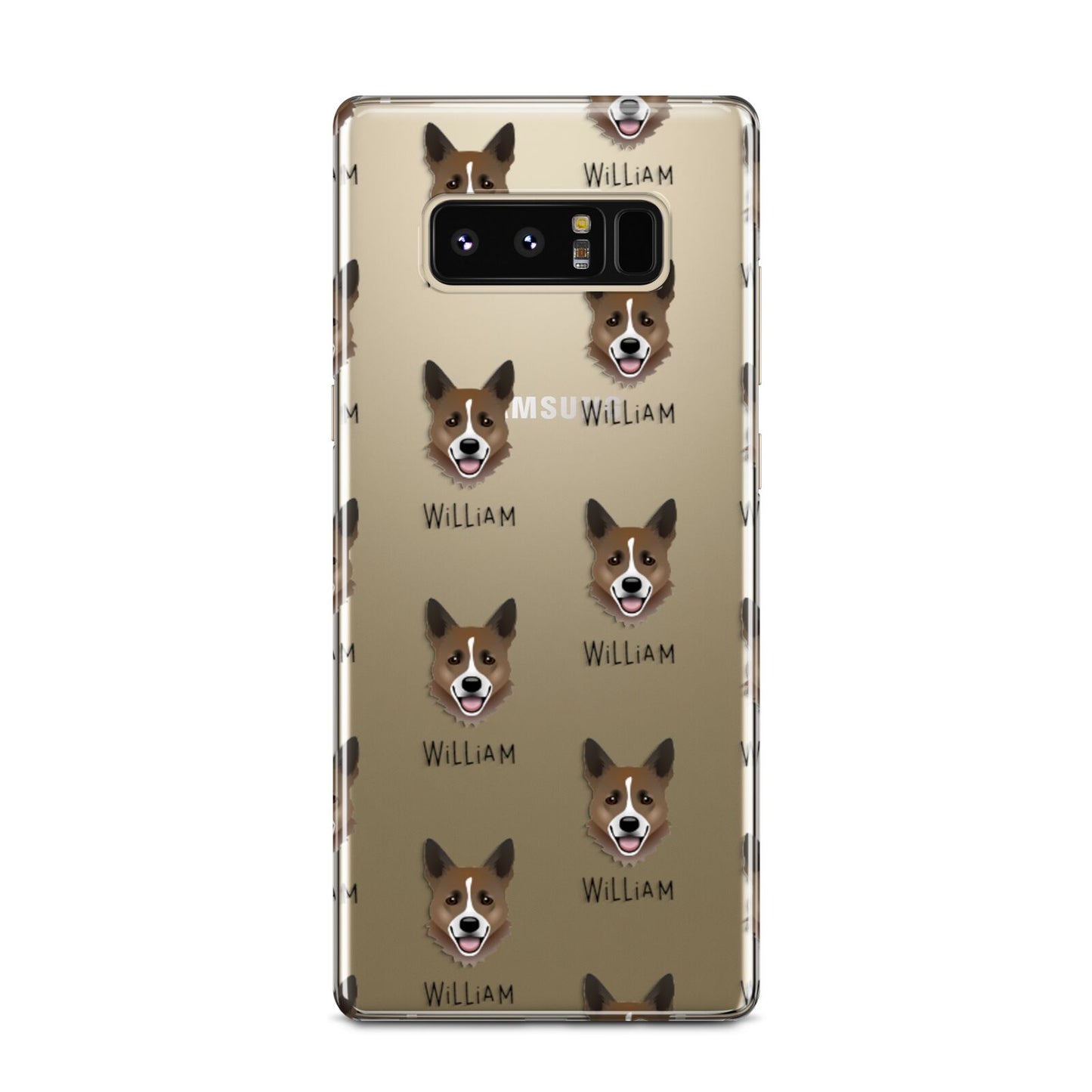 Horgi Icon with Name Samsung Galaxy Note 8 Case