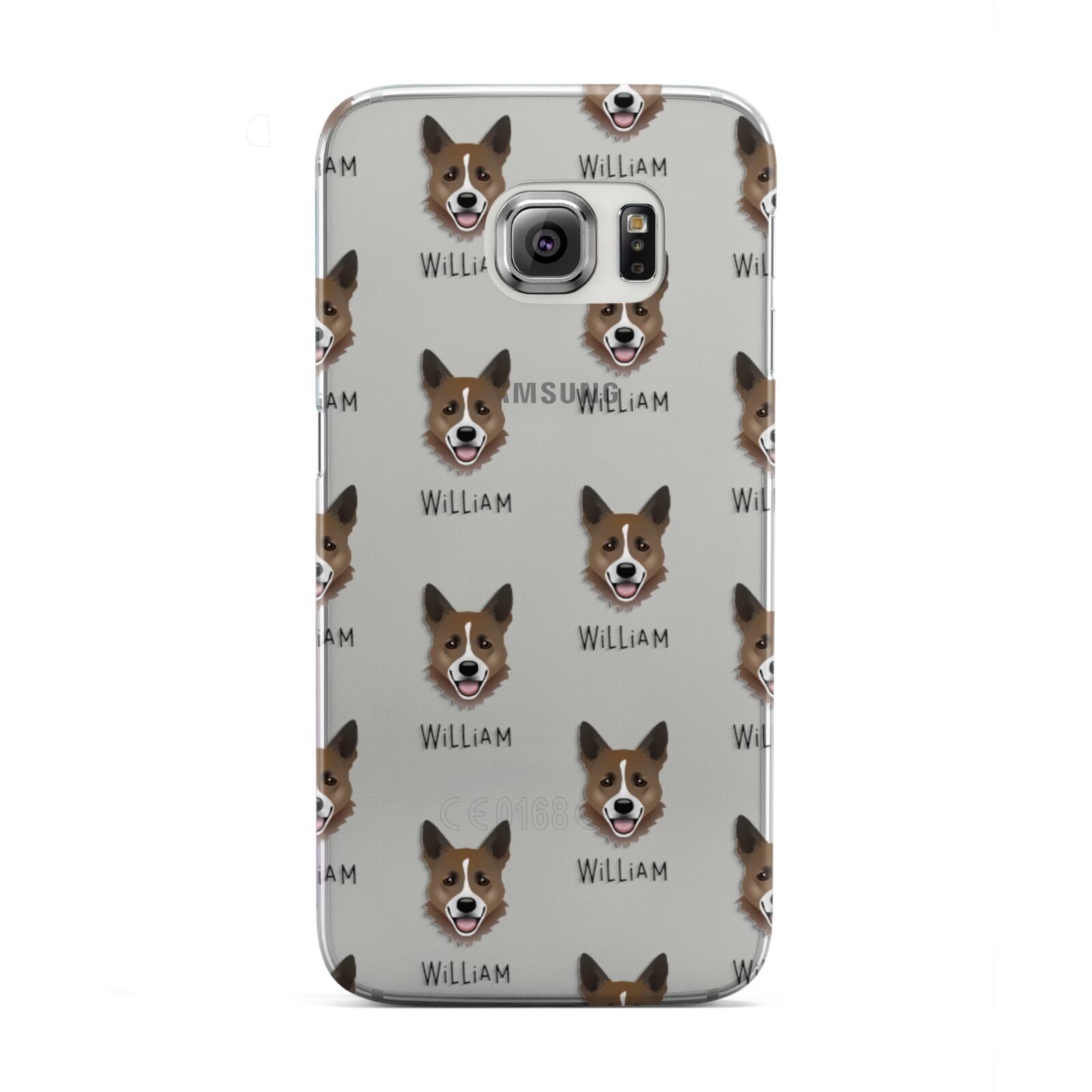 Horgi Icon with Name Samsung Galaxy S6 Edge Case