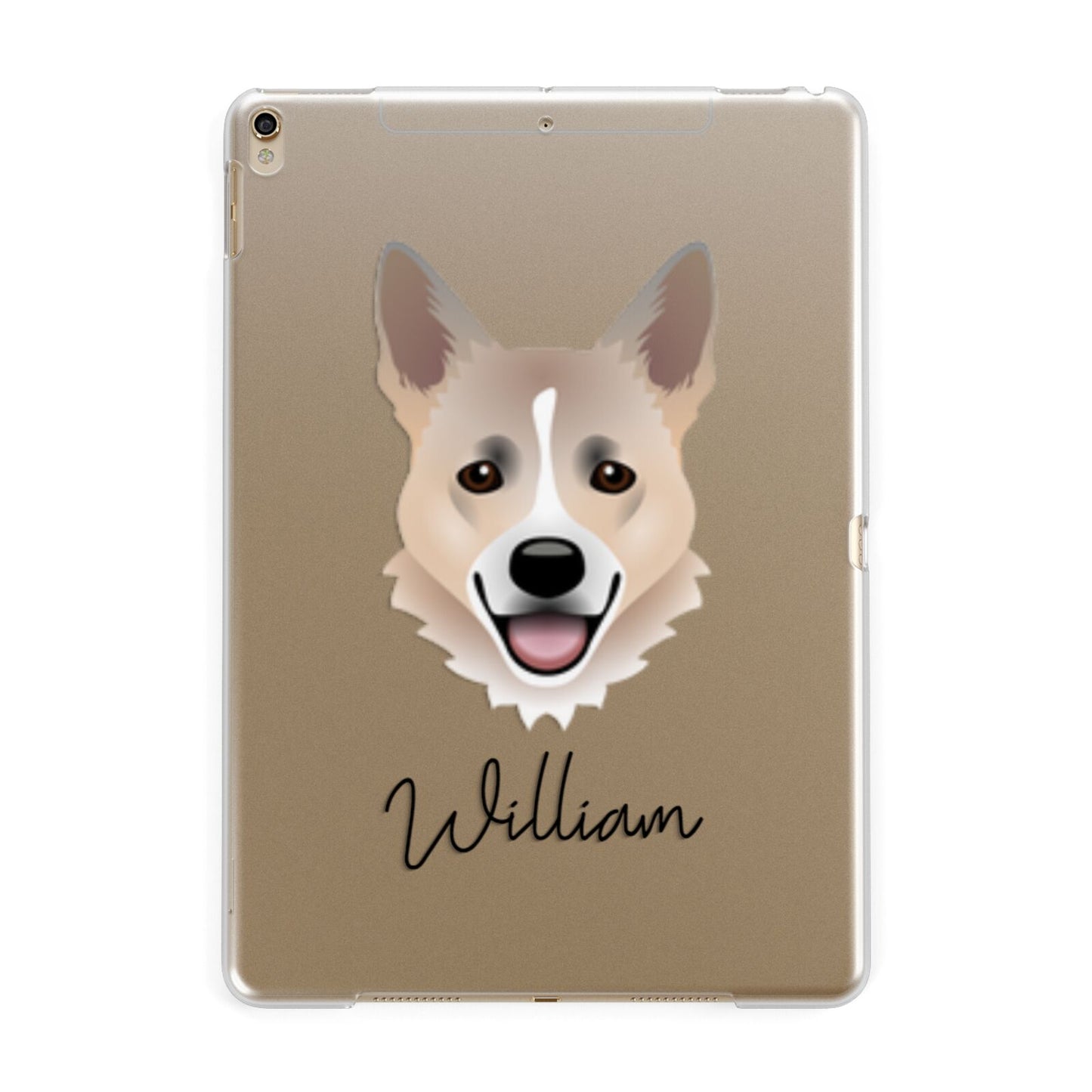 Horgi Personalised Apple iPad Gold Case