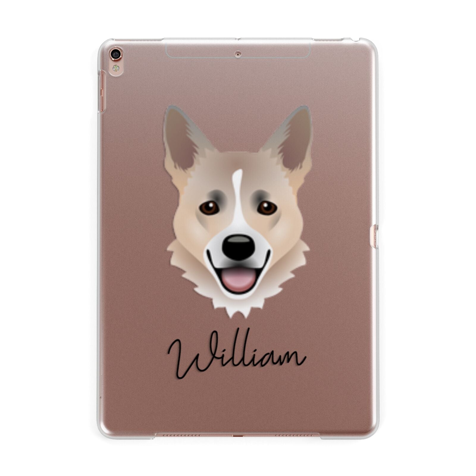 Horgi Personalised Apple iPad Rose Gold Case