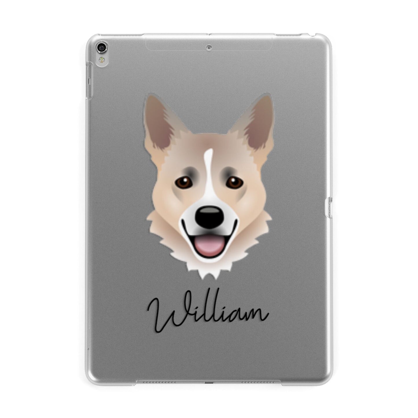 Horgi Personalised Apple iPad Silver Case