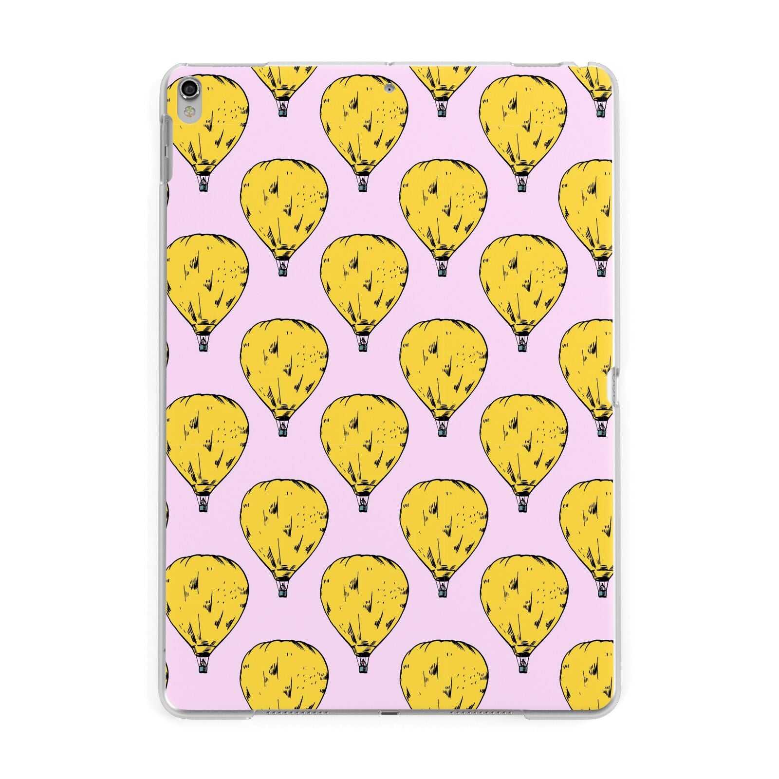 Hot Air Balloon Apple iPad Silver Case