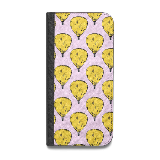 Hot Air Balloon Vegan Leather Flip iPhone Case