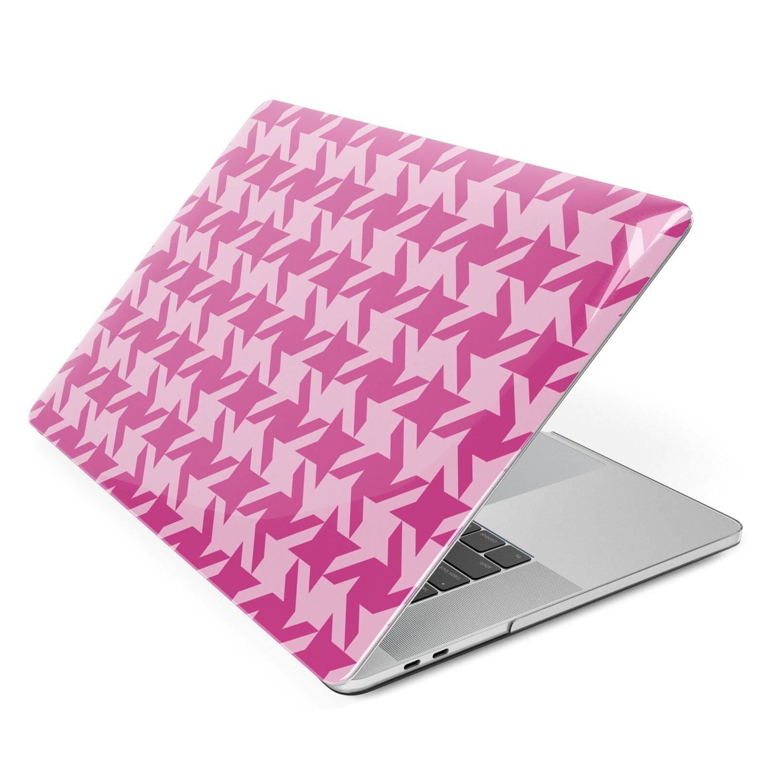 Houndstooth Apple MacBook Case Side View