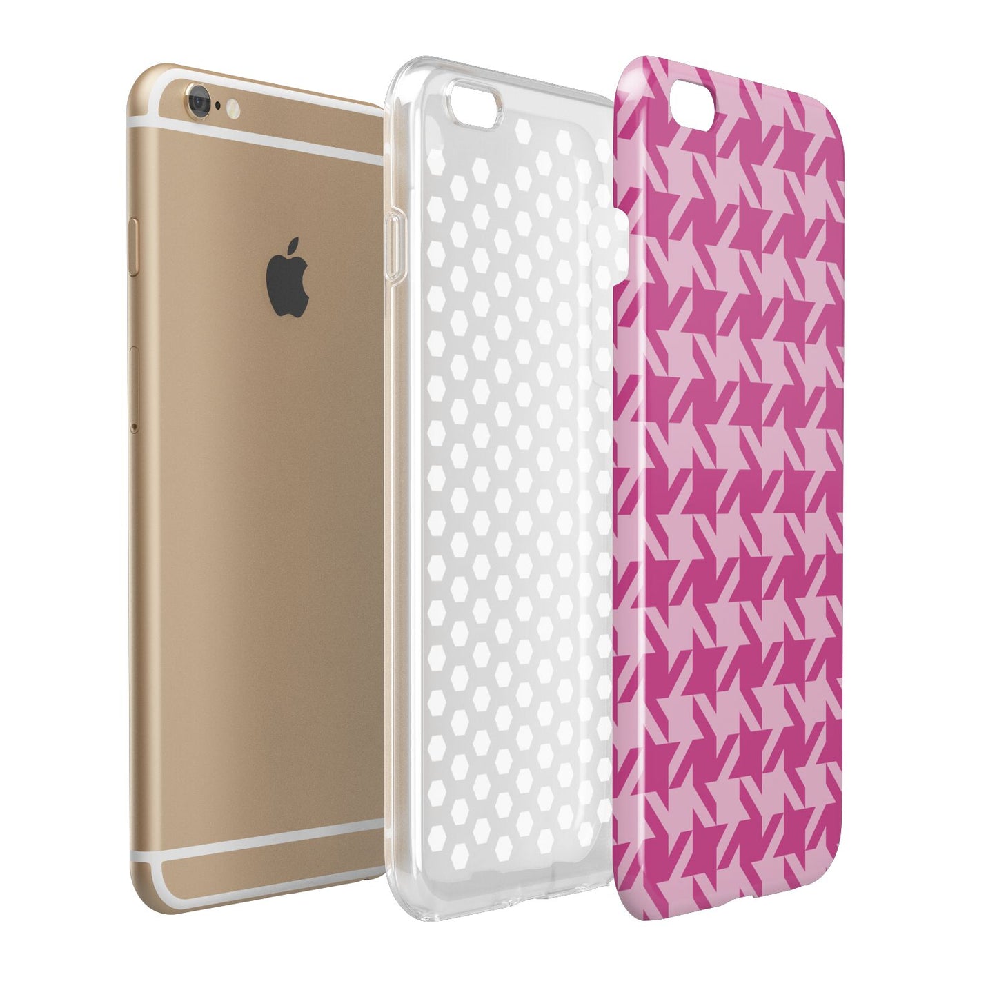 Houndstooth Apple iPhone 6 Plus 3D Tough Case Expand Detail Image