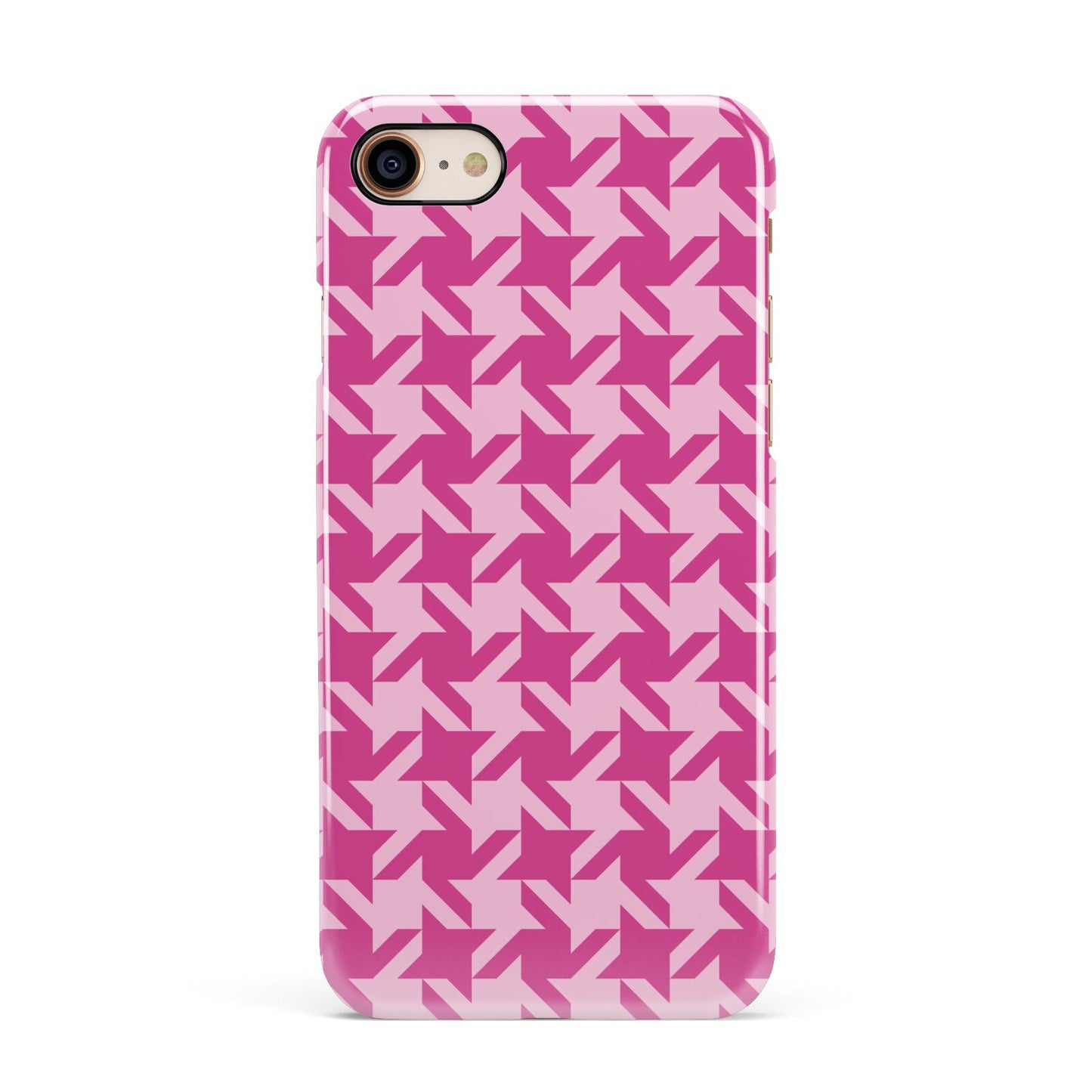 Houndstooth Apple iPhone 7 8 3D Snap Case