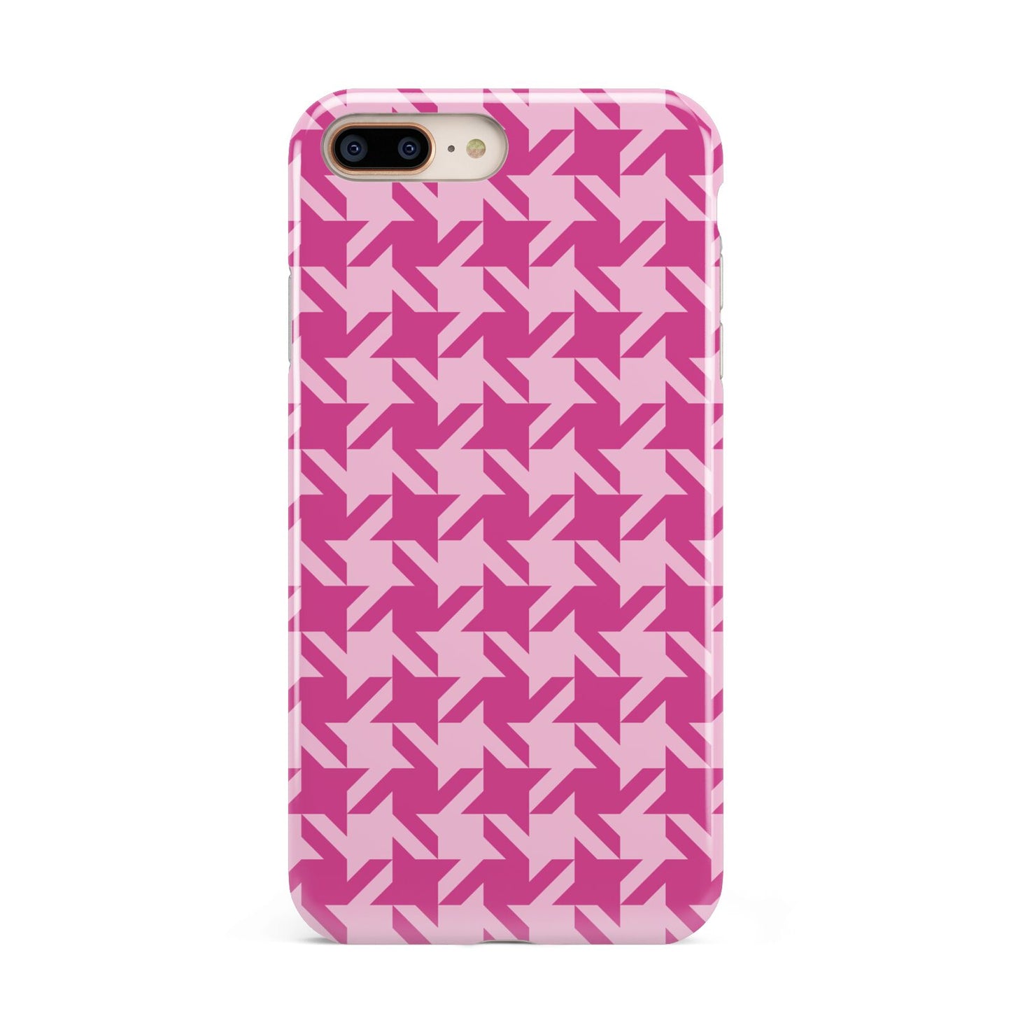 Houndstooth Apple iPhone 7 8 Plus 3D Tough Case