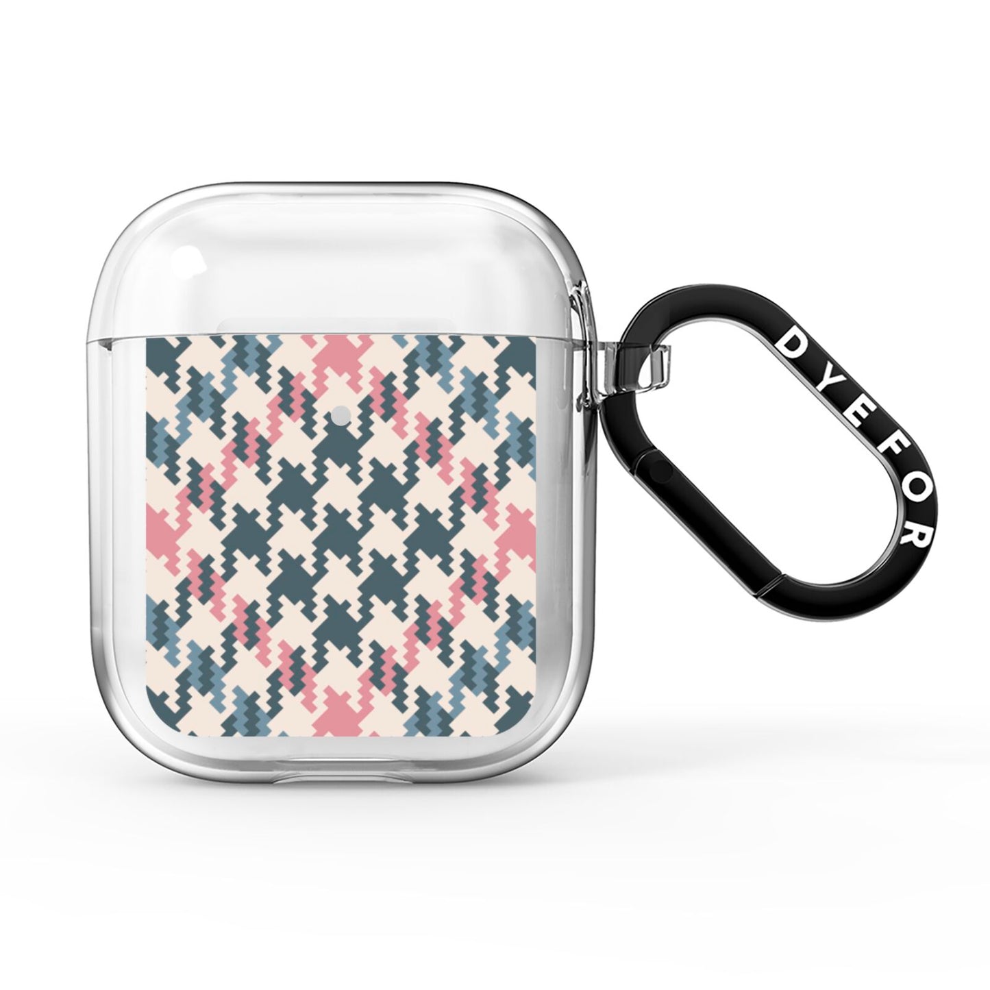 Houndstooth Fabric Effect AirPods Clear Case