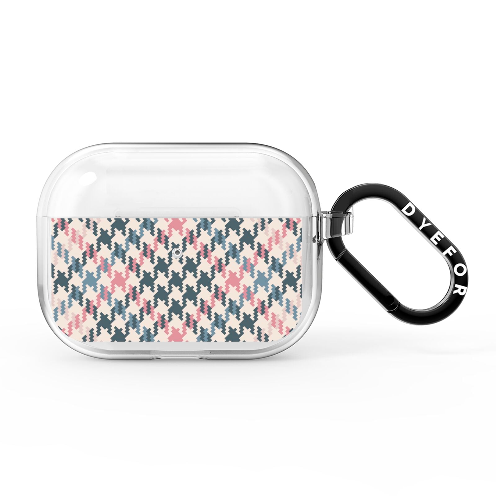 Houndstooth Fabric Effect AirPods Pro Clear Case