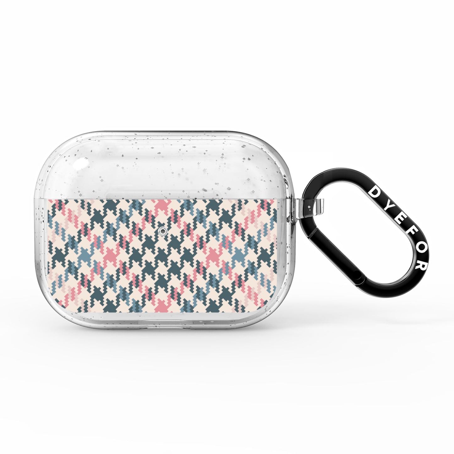 Houndstooth Fabric Effect AirPods Pro Glitter Case