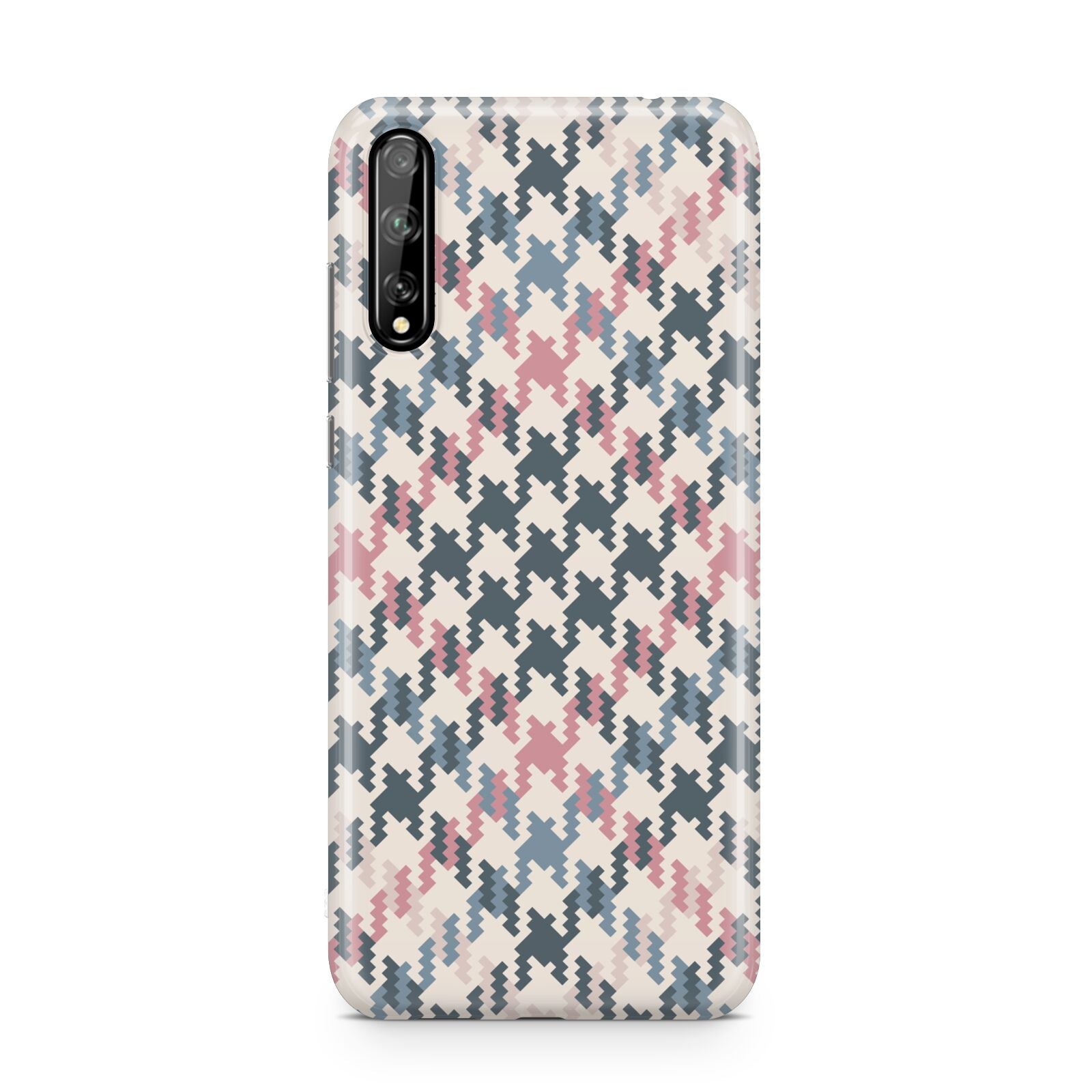 Houndstooth Fabric Effect Huawei Enjoy 10s Phone Case