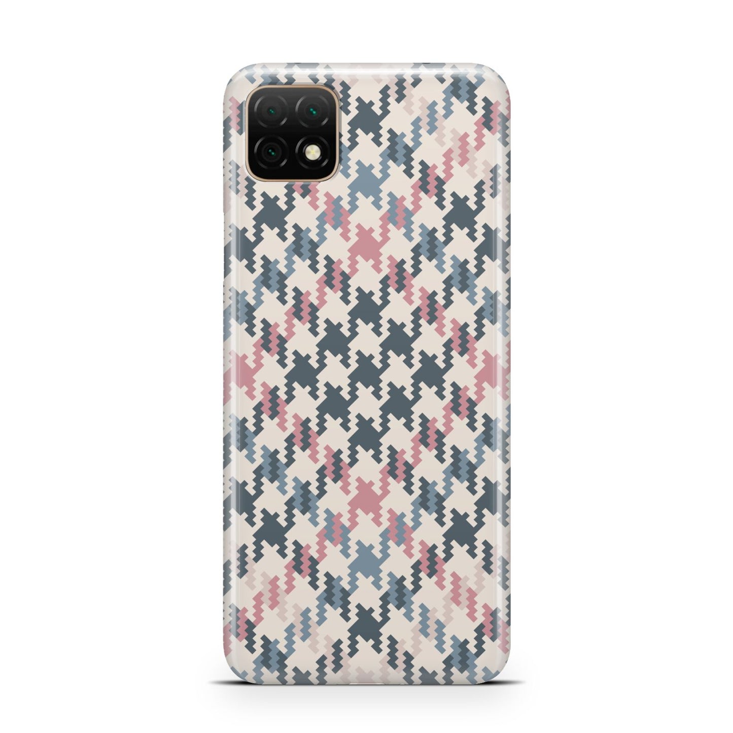 Houndstooth Fabric Effect Huawei Enjoy 20 Phone Case