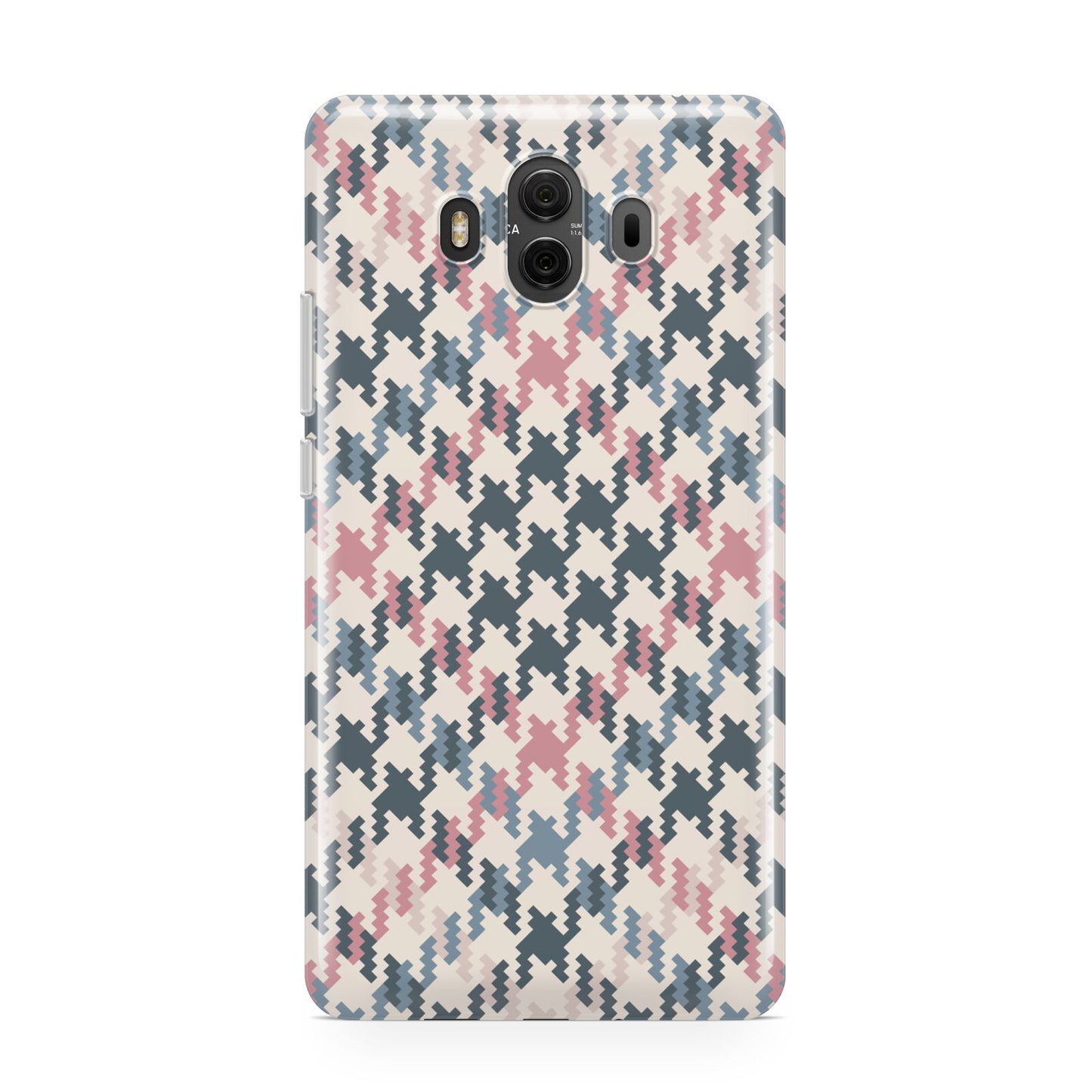 Houndstooth Fabric Effect Huawei Mate 10 Protective Phone Case