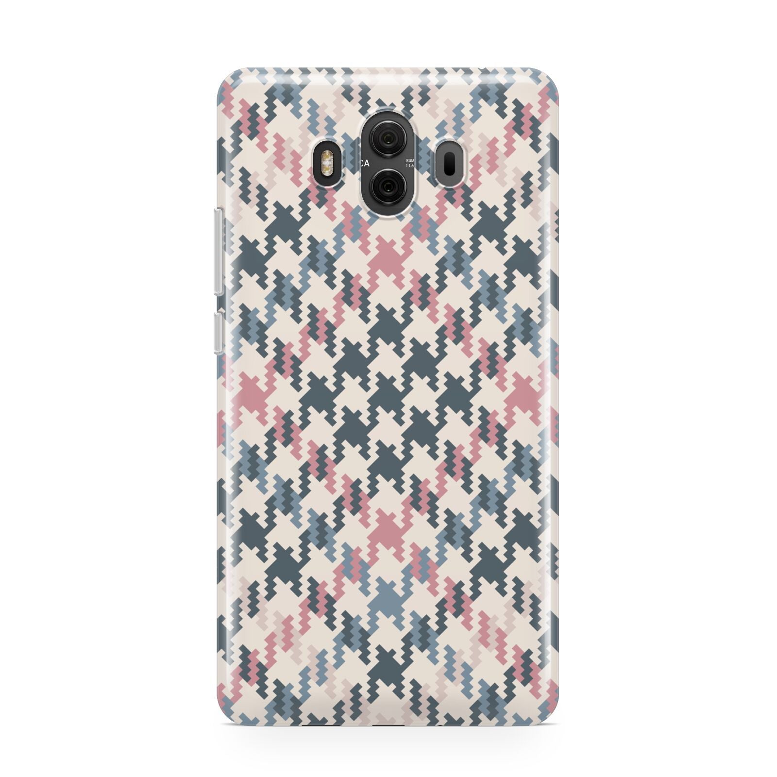 Houndstooth Fabric Effect Huawei Mate 10 Protective Phone Case