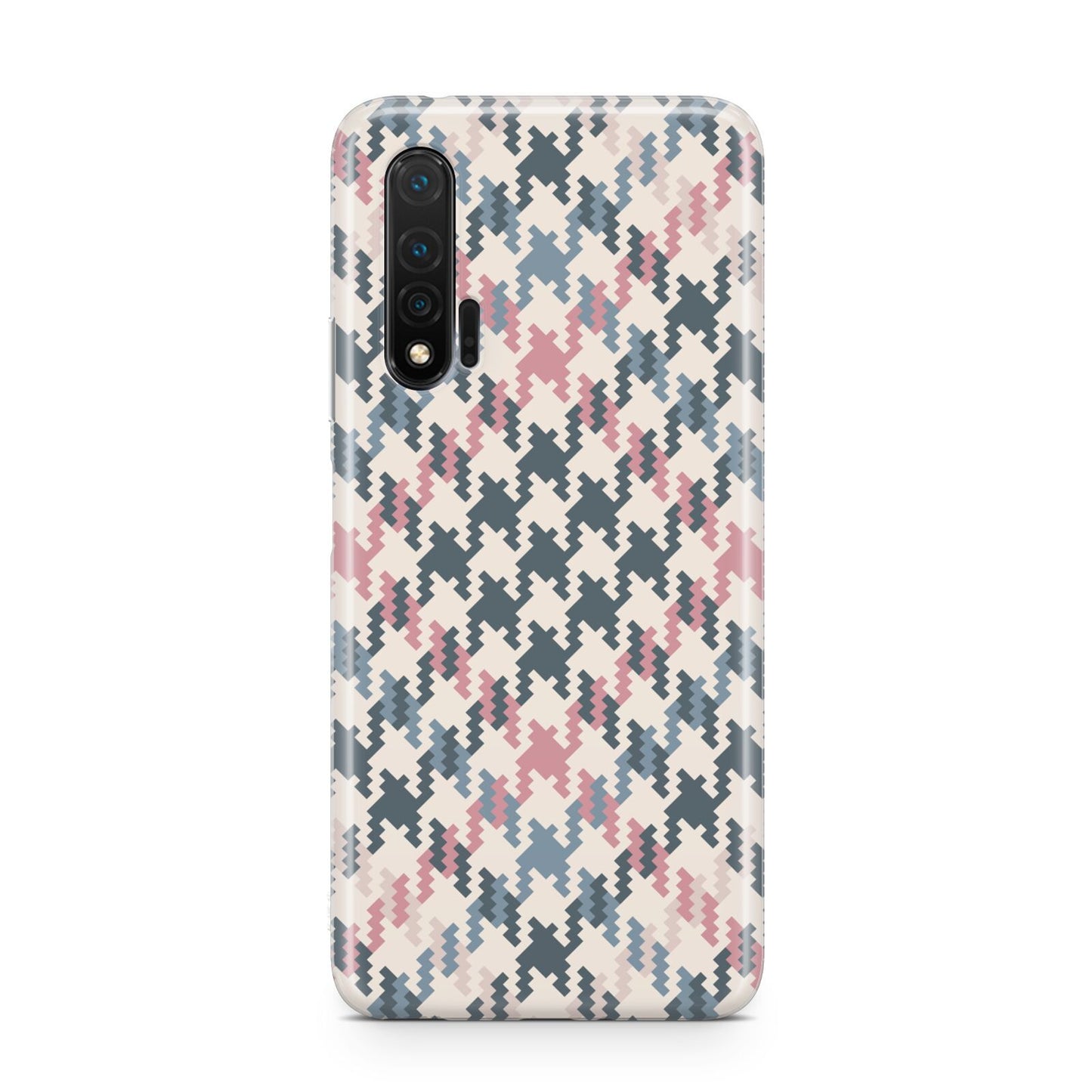 Houndstooth Fabric Effect Huawei Nova 6 Phone Case