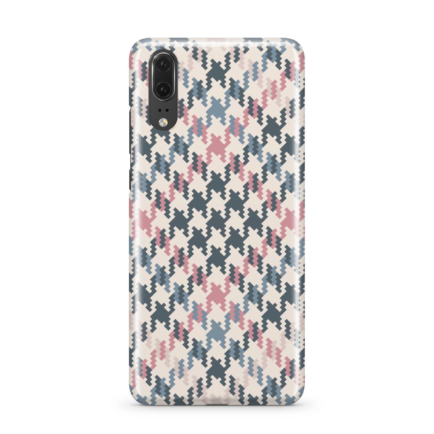 Houndstooth Fabric Effect Huawei P20 Phone Case