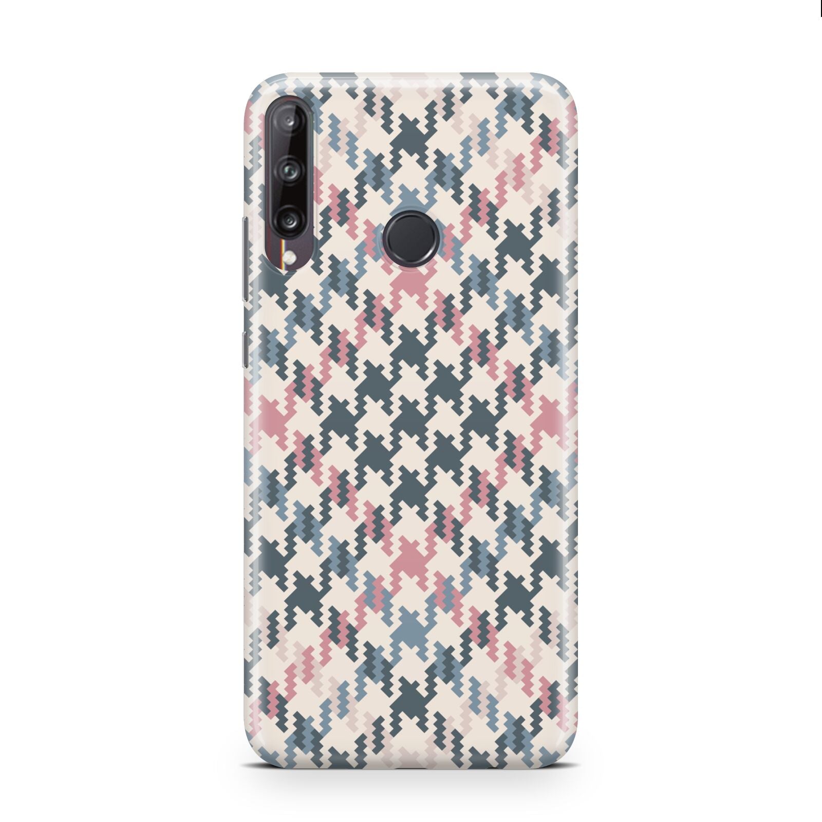 Houndstooth Fabric Effect Huawei P40 Lite E Phone Case