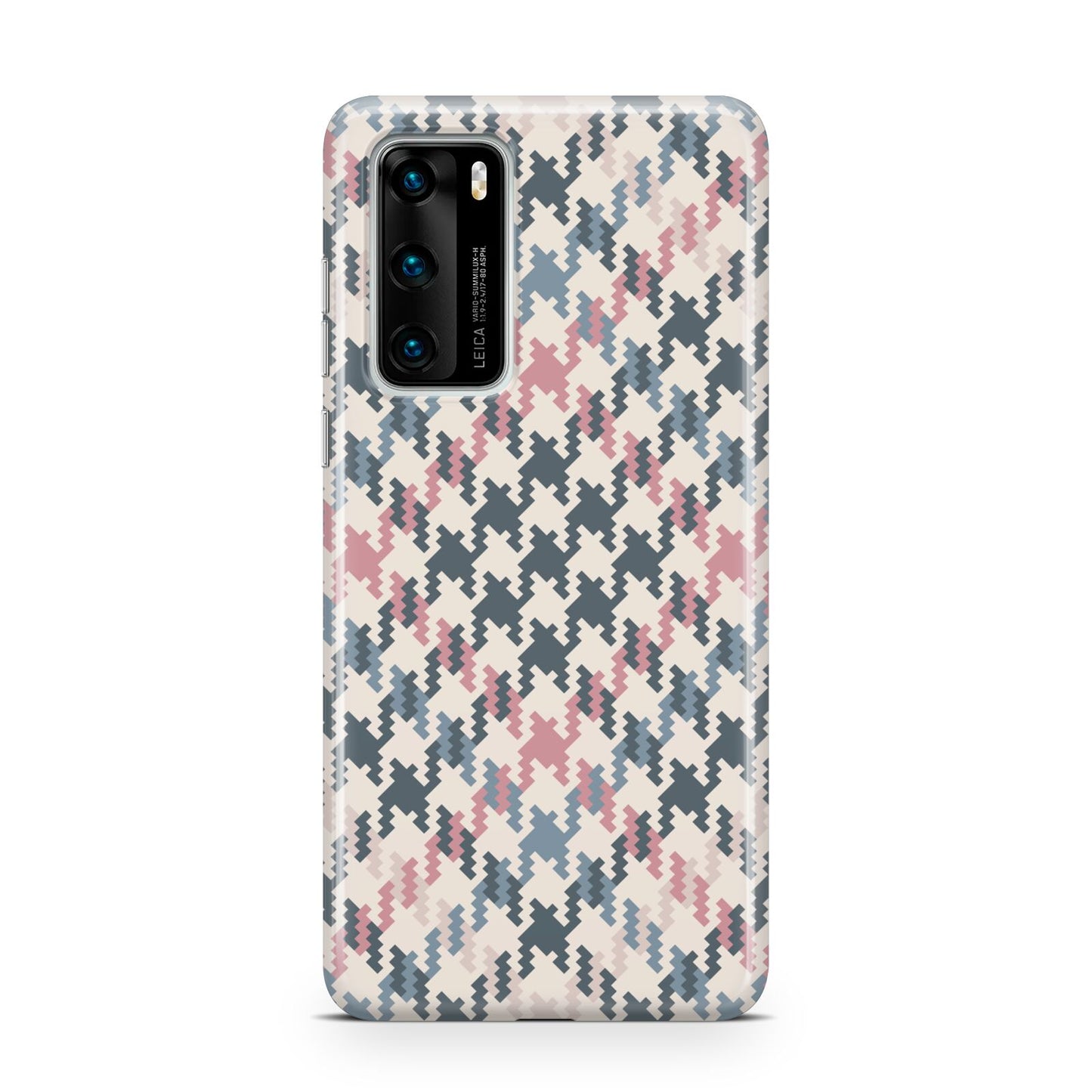 Houndstooth Fabric Effect Huawei P40 Phone Case