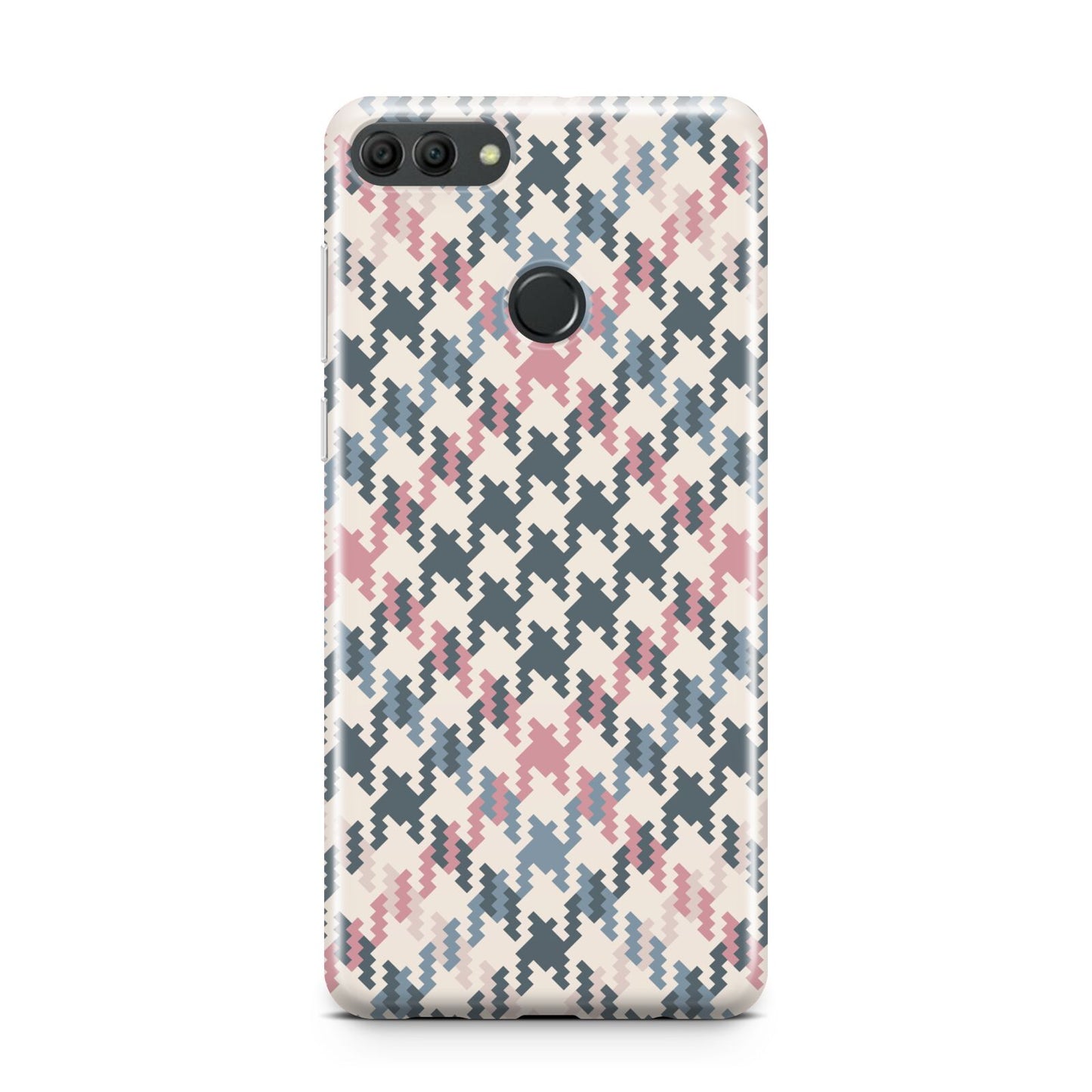 Houndstooth Fabric Effect Huawei Y9 2018