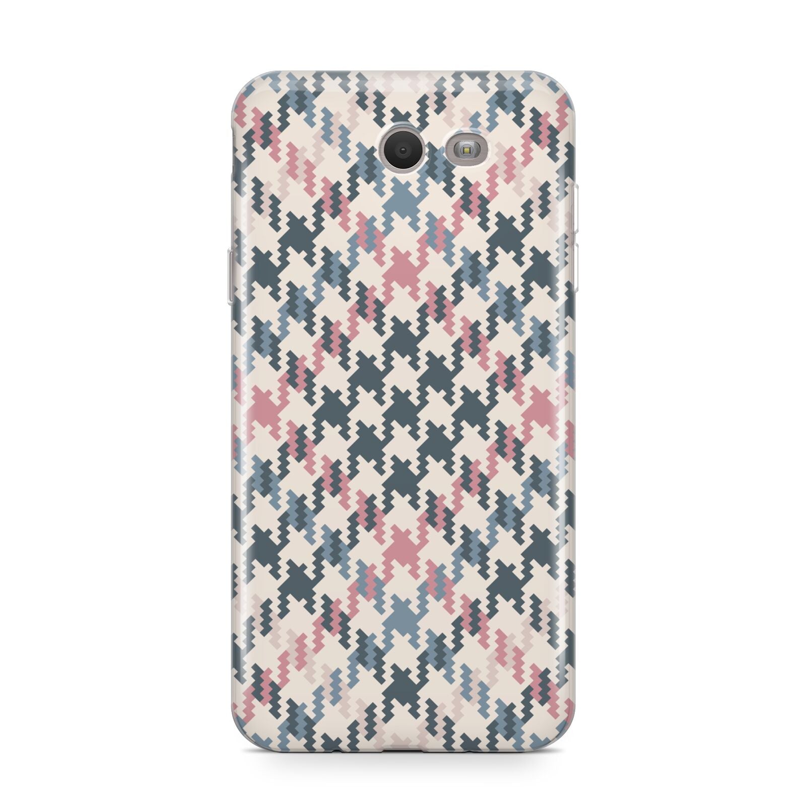 Houndstooth Fabric Effect Samsung Galaxy J7 2017 Case