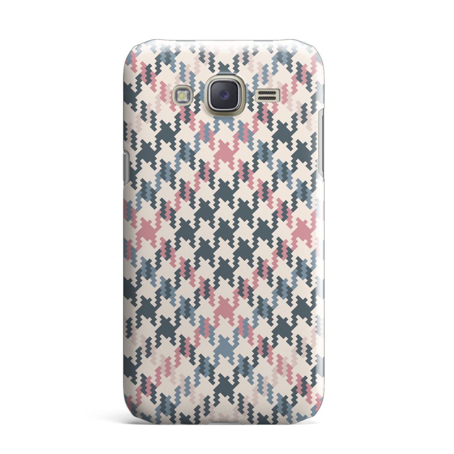 Houndstooth Fabric Effect Samsung Galaxy J7 Case