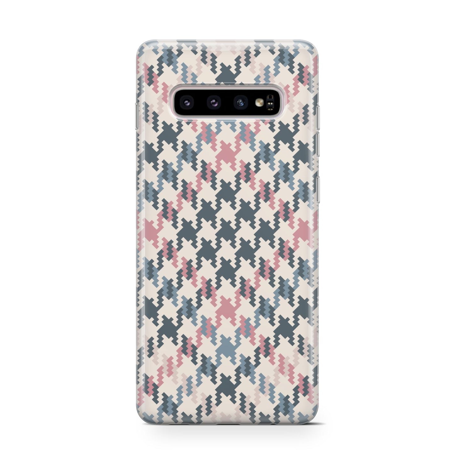 Houndstooth Fabric Effect Samsung Galaxy S10 Case