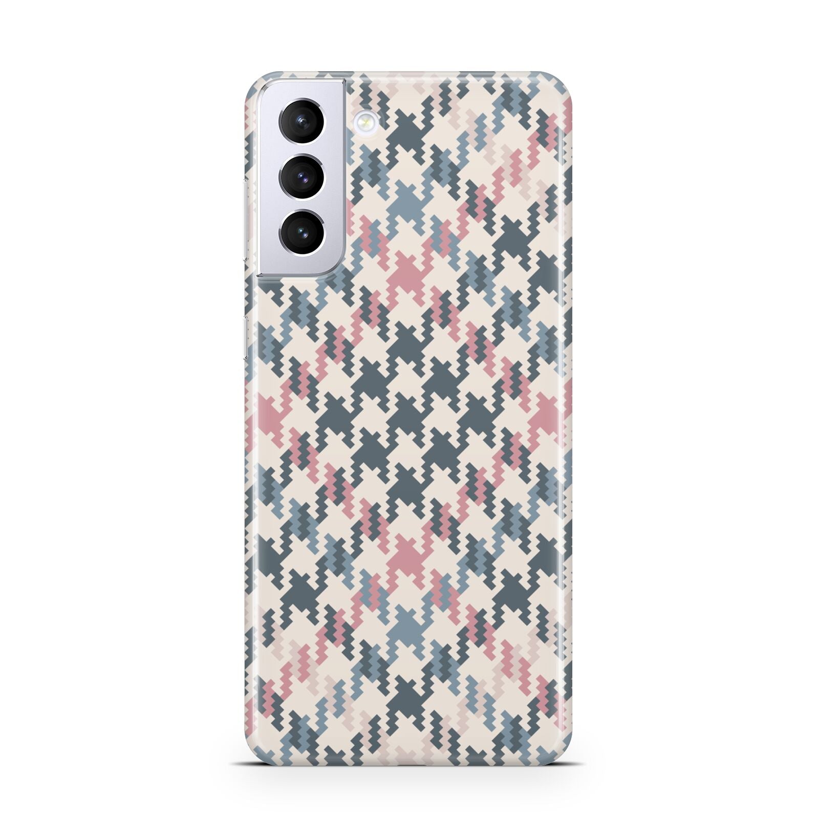 Houndstooth Fabric Effect Samsung S21 Plus Phone Case