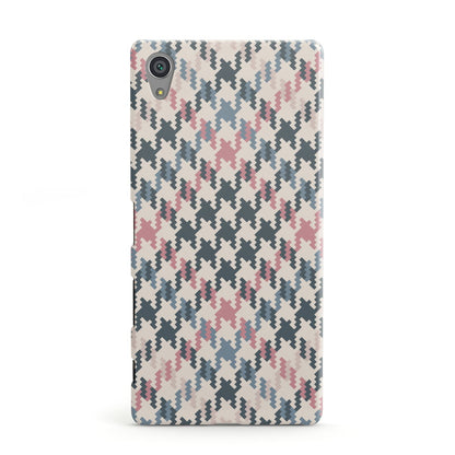 Houndstooth Fabric Effect Sony Xperia Case