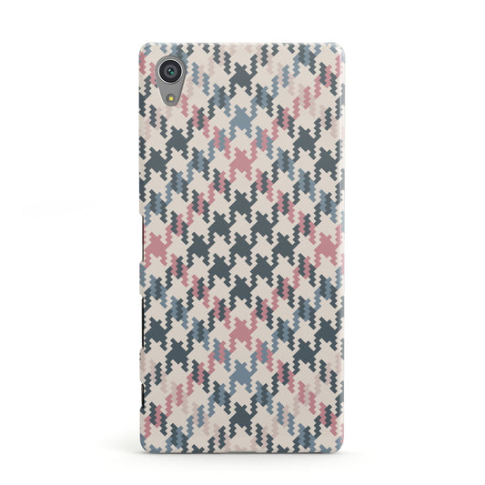 Houndstooth Fabric Effect Sony Xperia Case