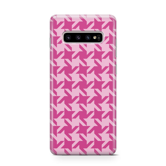 Houndstooth Protective Samsung Galaxy Case