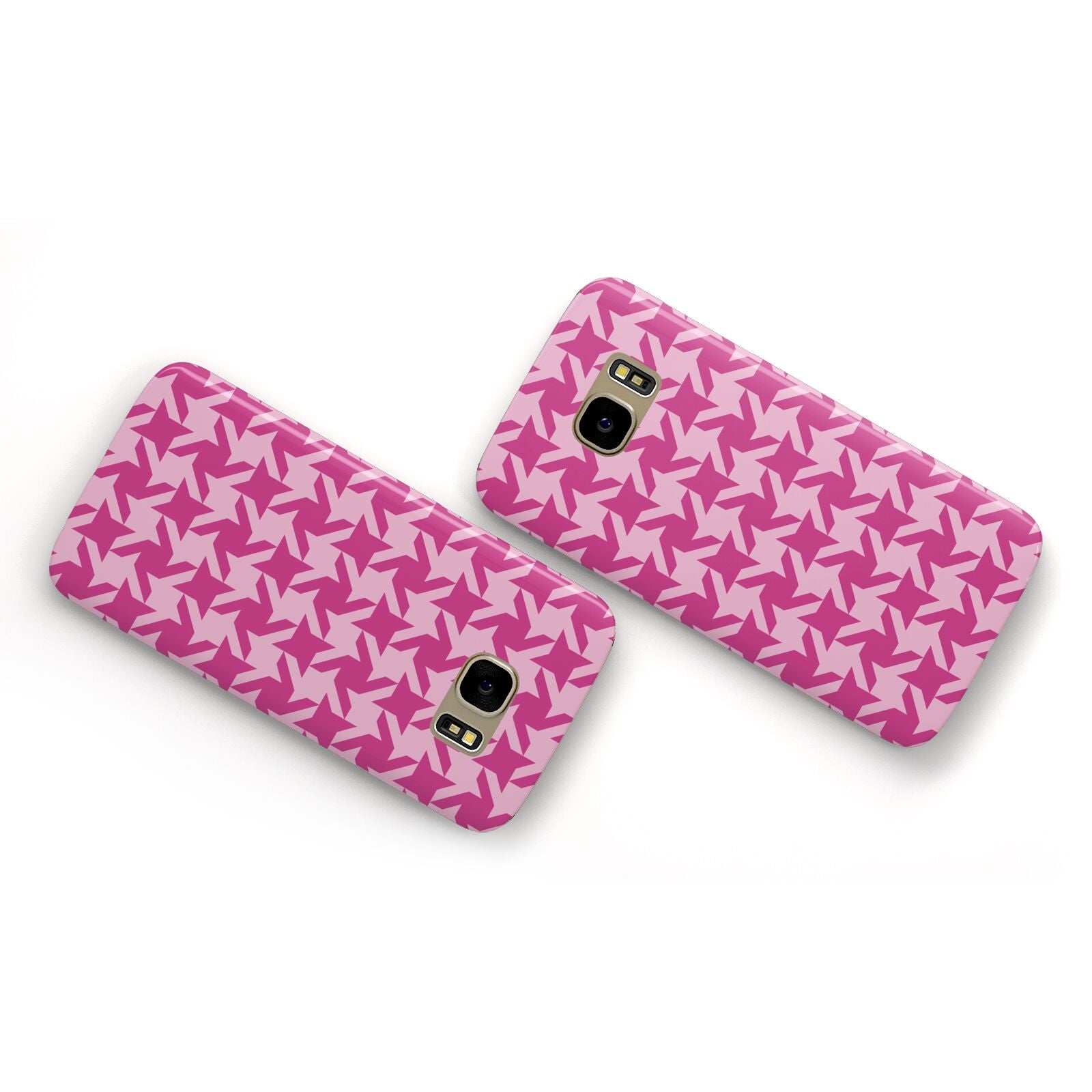 Houndstooth Samsung Galaxy Case Flat Overview