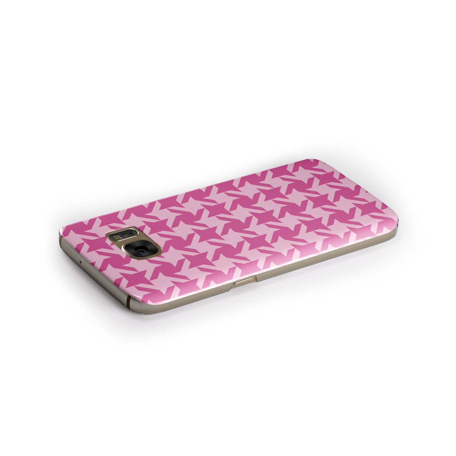 Houndstooth Samsung Galaxy Case Side Close Up