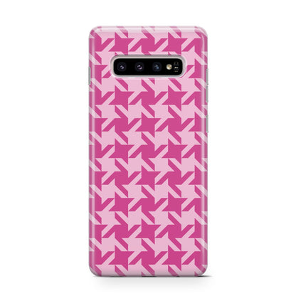 Houndstooth Samsung Galaxy S10 Case