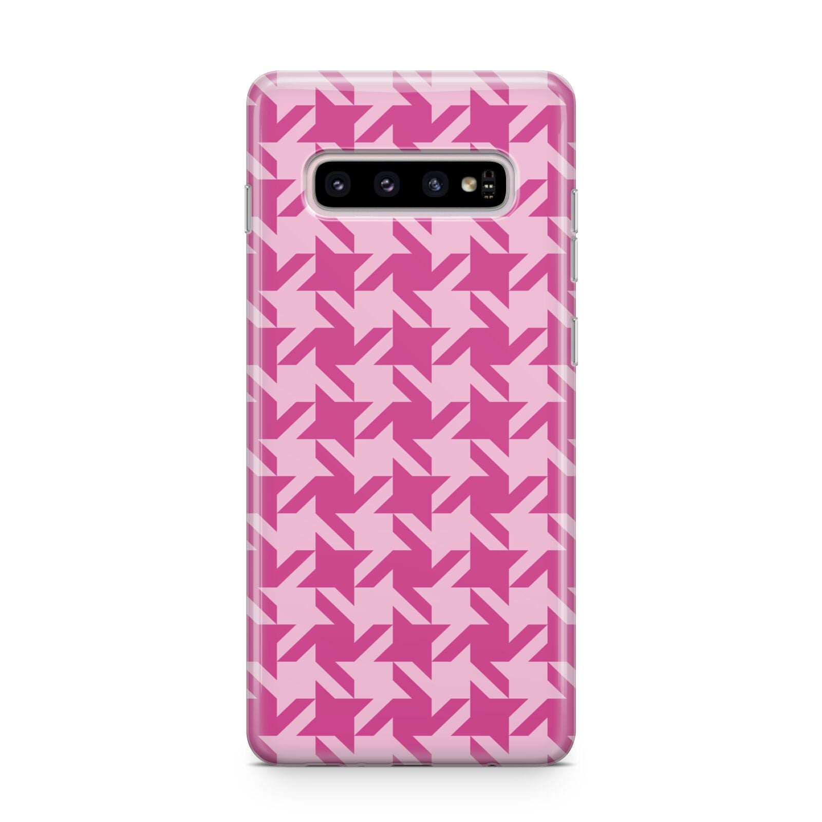 Houndstooth Samsung Galaxy S10 Plus Case