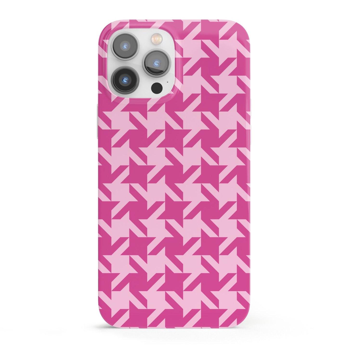 Houndstooth iPhone 13 Pro Max Full Wrap 3D Snap Case