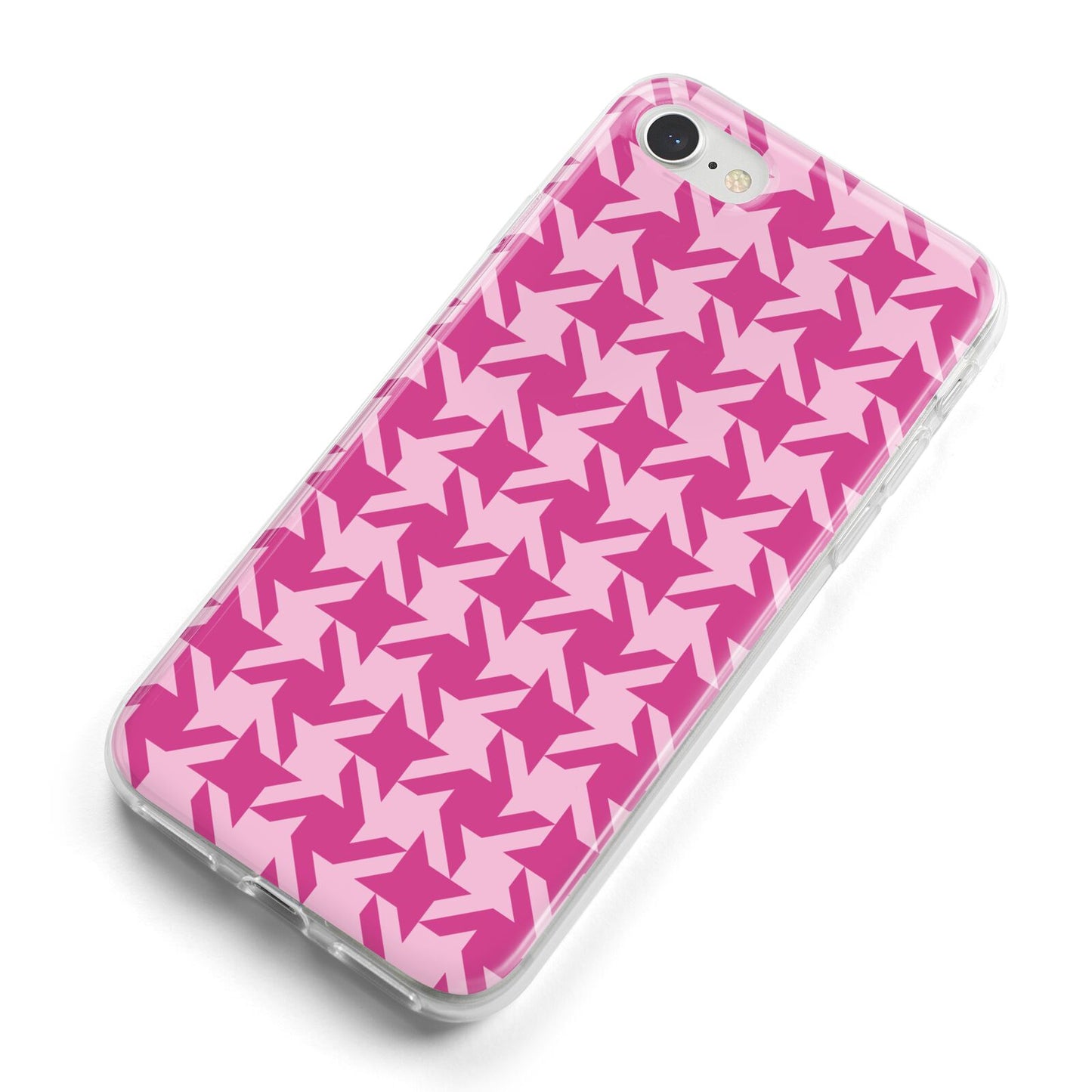 Houndstooth iPhone 8 Bumper Case on Silver iPhone Alternative Image