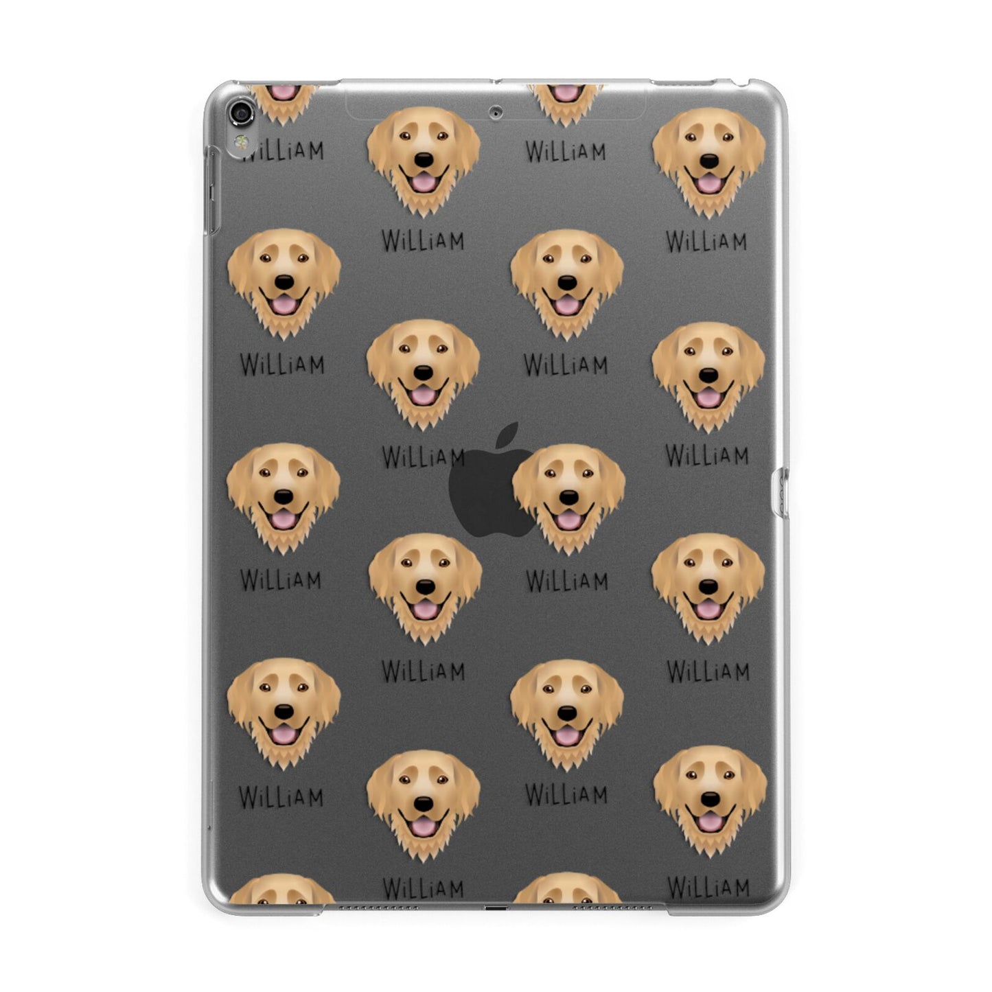 Hovawart Icon with Name Apple iPad Grey Case
