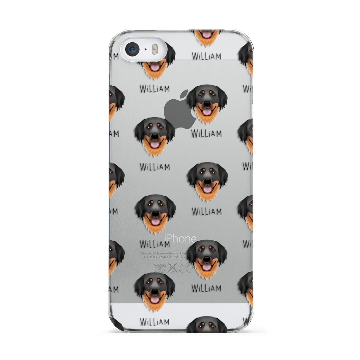 Hovawart Icon with Name Apple iPhone 5 Case