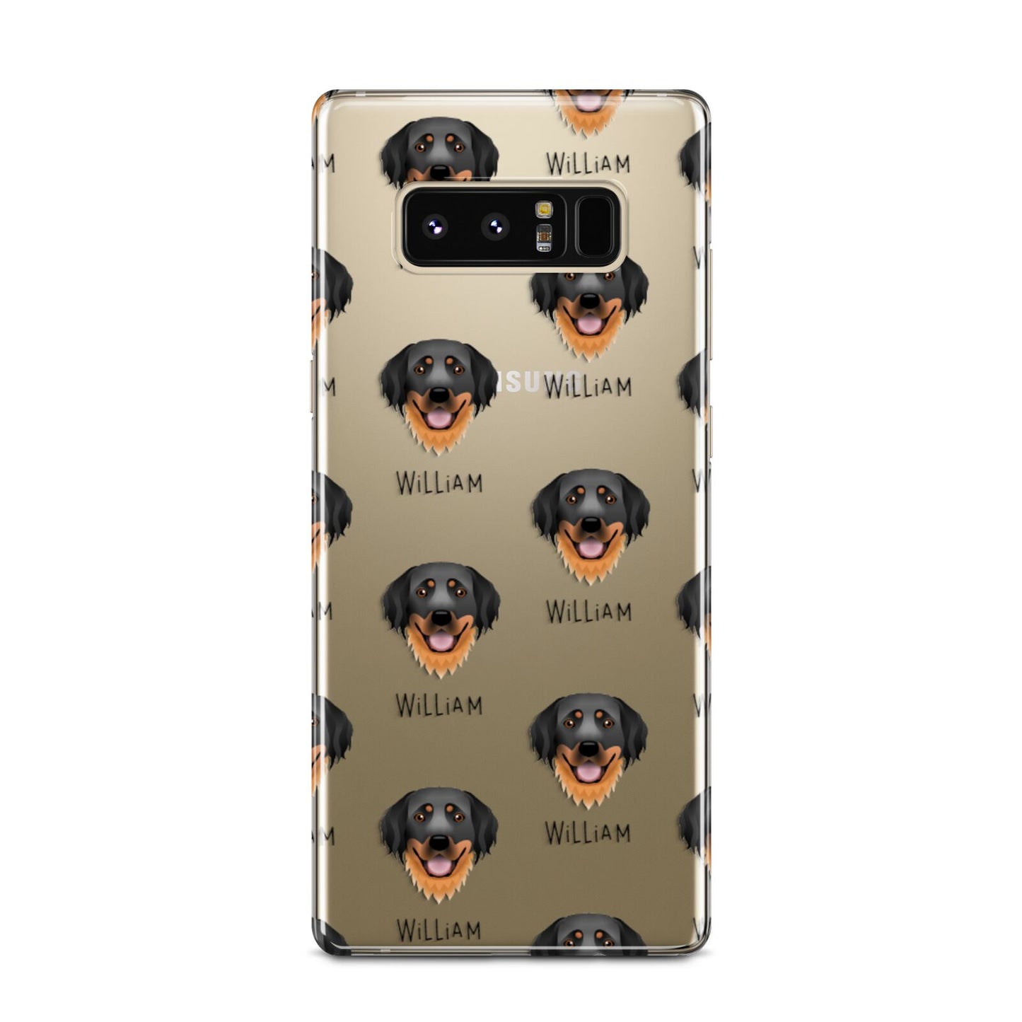 Hovawart Icon with Name Samsung Galaxy Note 8 Case