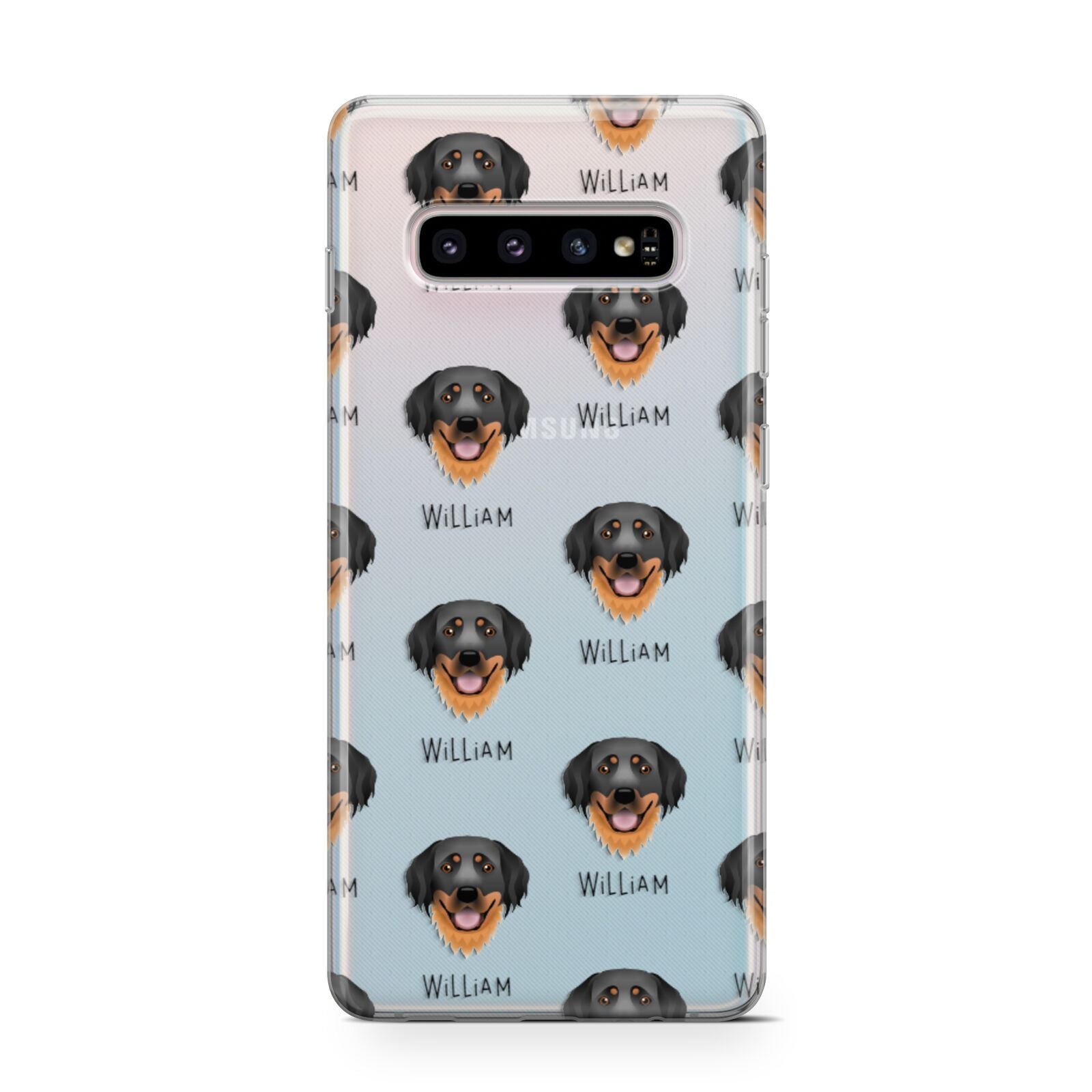 Hovawart Icon with Name Samsung Galaxy S10 Case