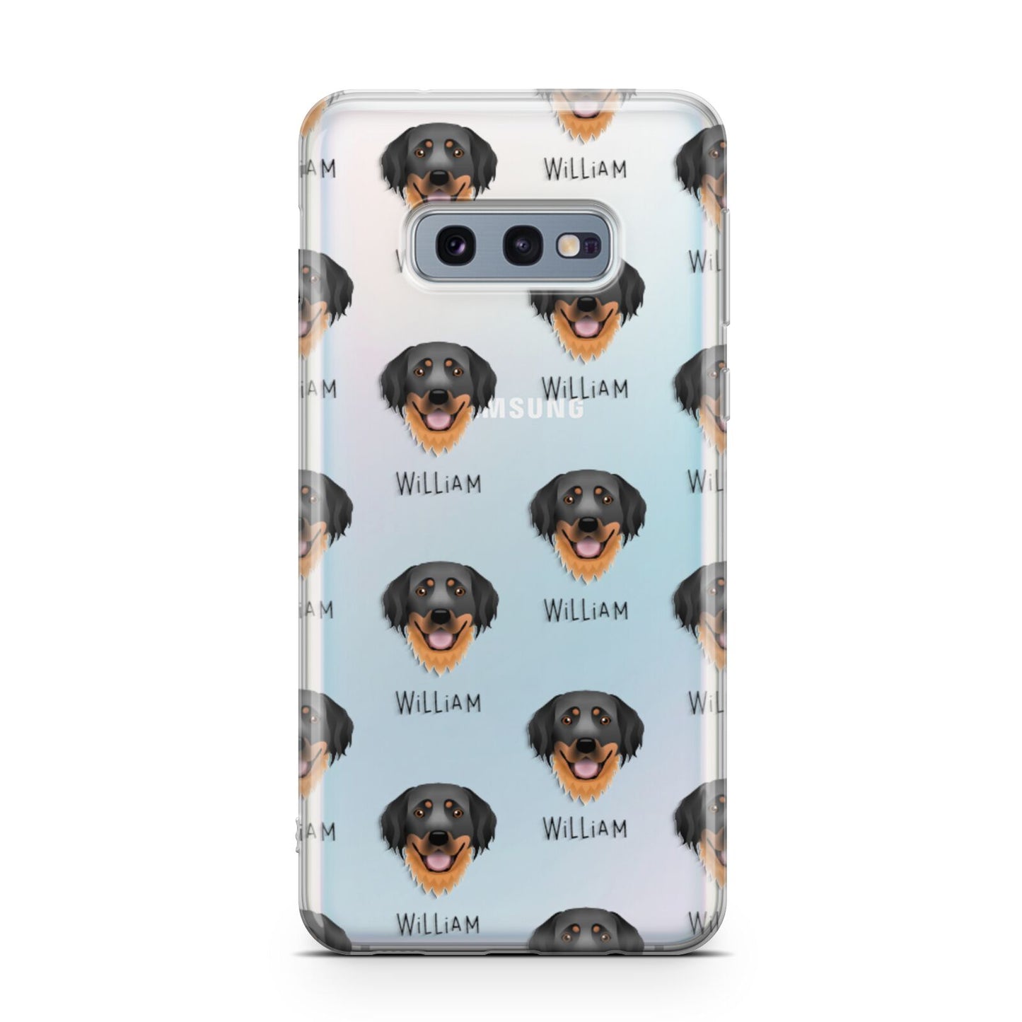 Hovawart Icon with Name Samsung Galaxy S10E Case