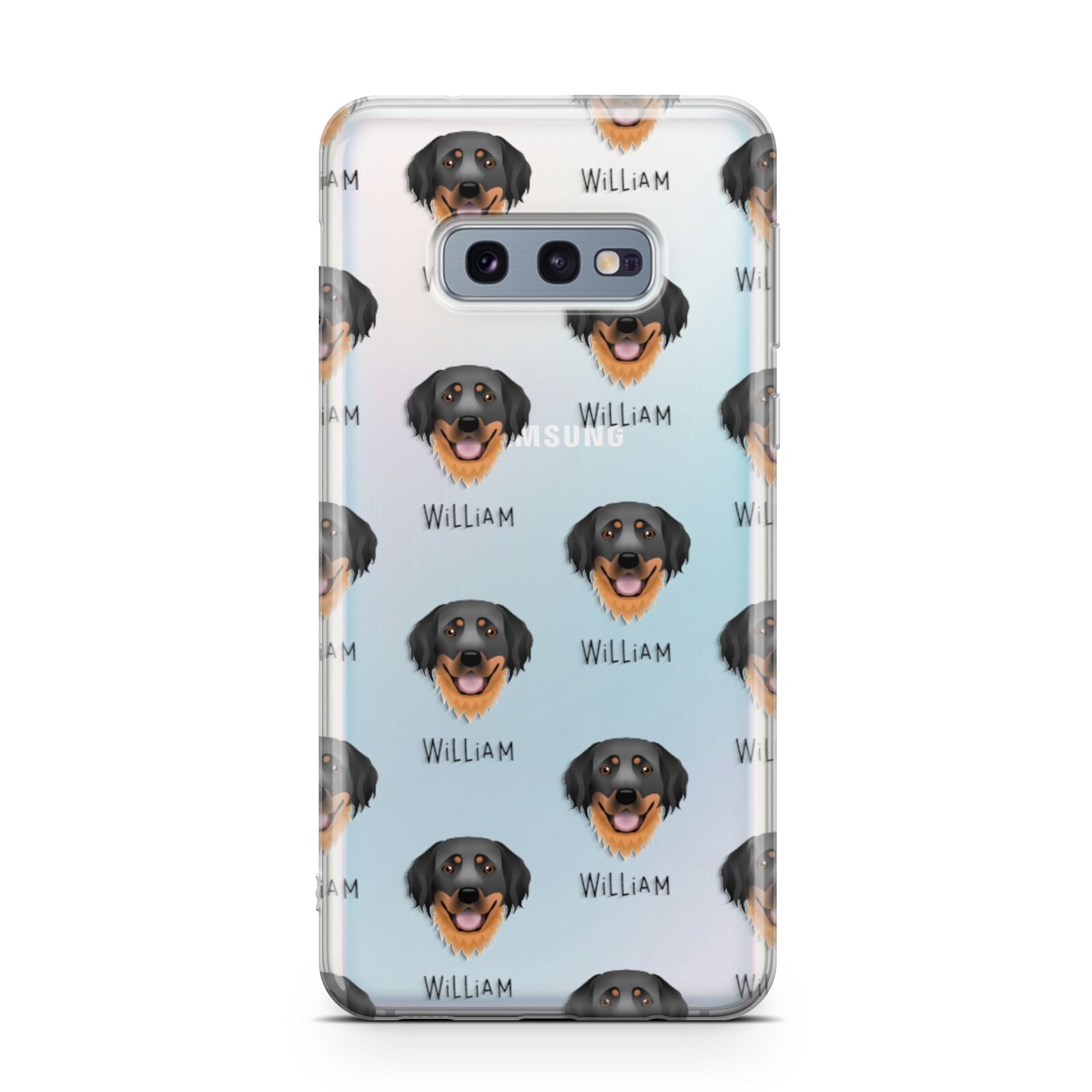 Hovawart Icon with Name Samsung Galaxy S10E Case