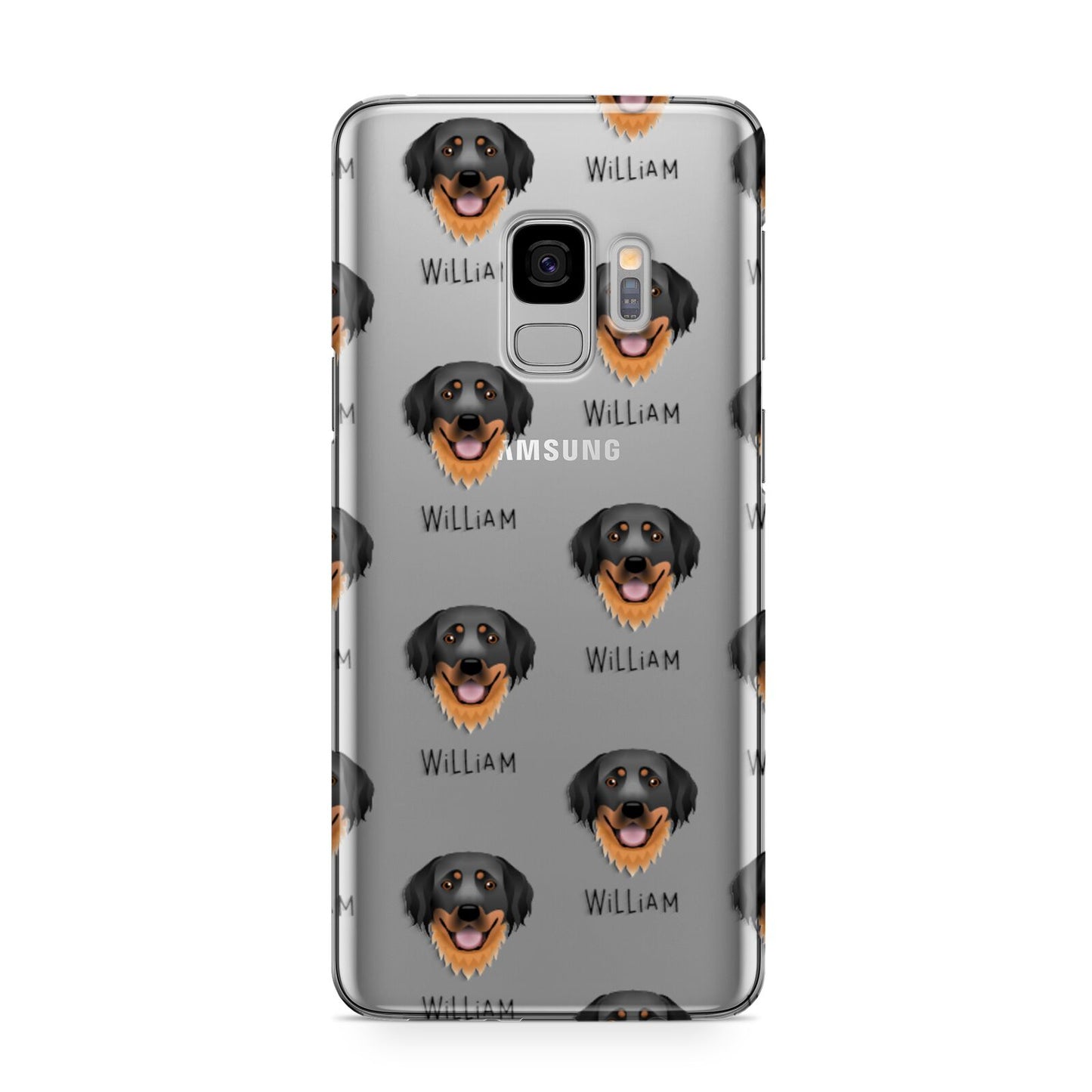 Hovawart Icon with Name Samsung Galaxy S9 Case
