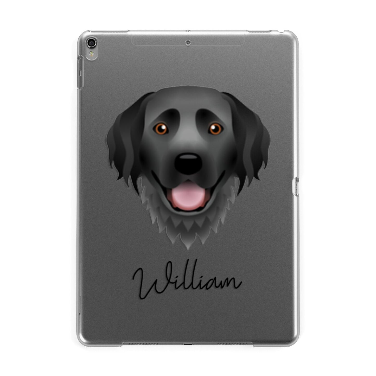 Hovawart Personalised Apple iPad Grey Case