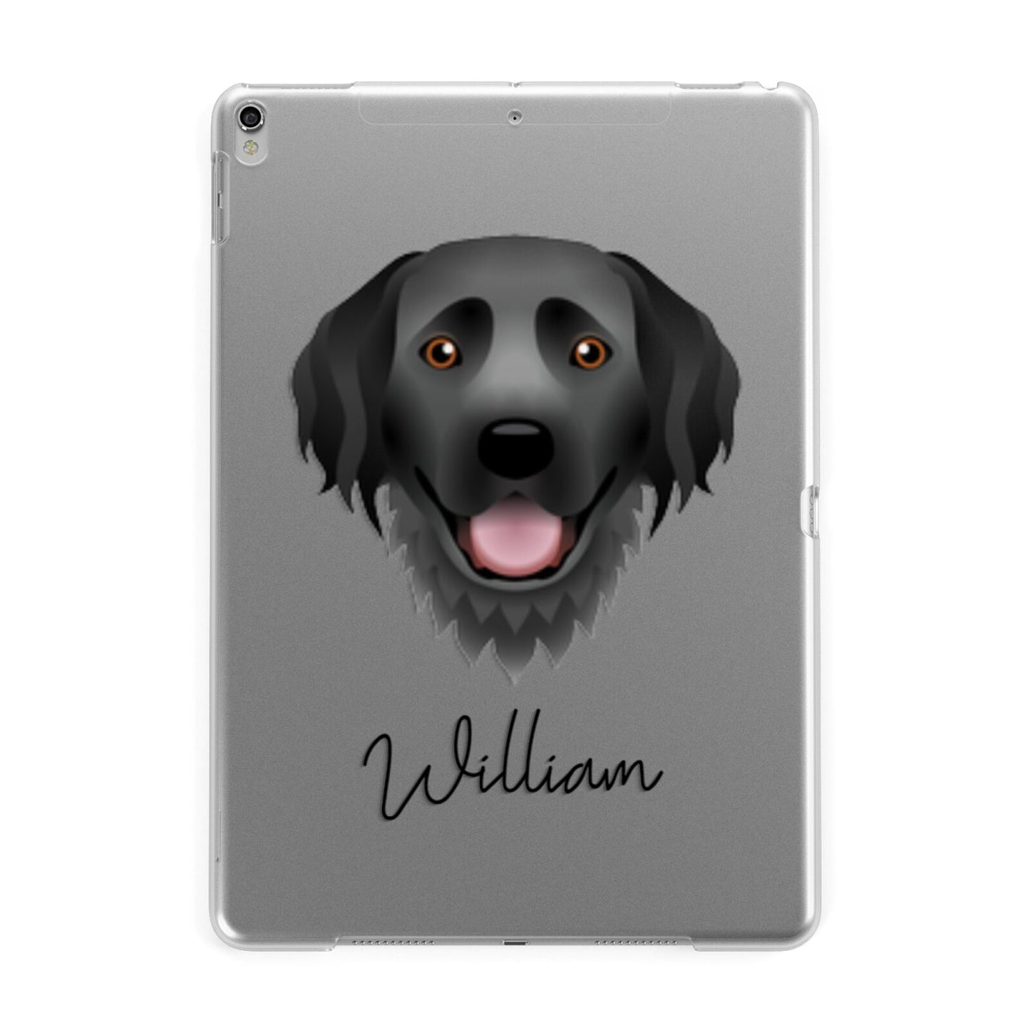 Hovawart Personalised Apple iPad Silver Case