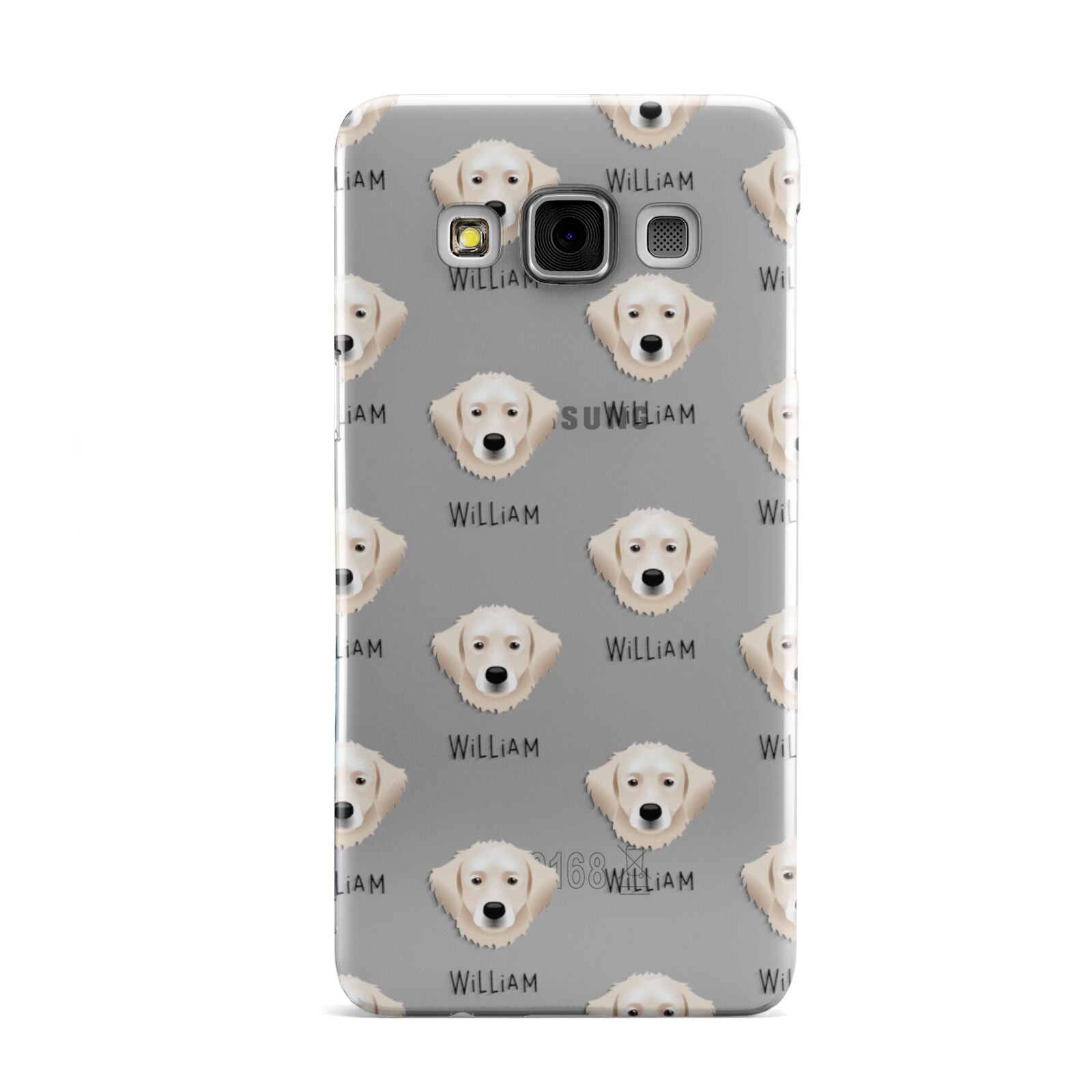 Hungarian Kuvasz Icon with Name Samsung Galaxy A3 Case